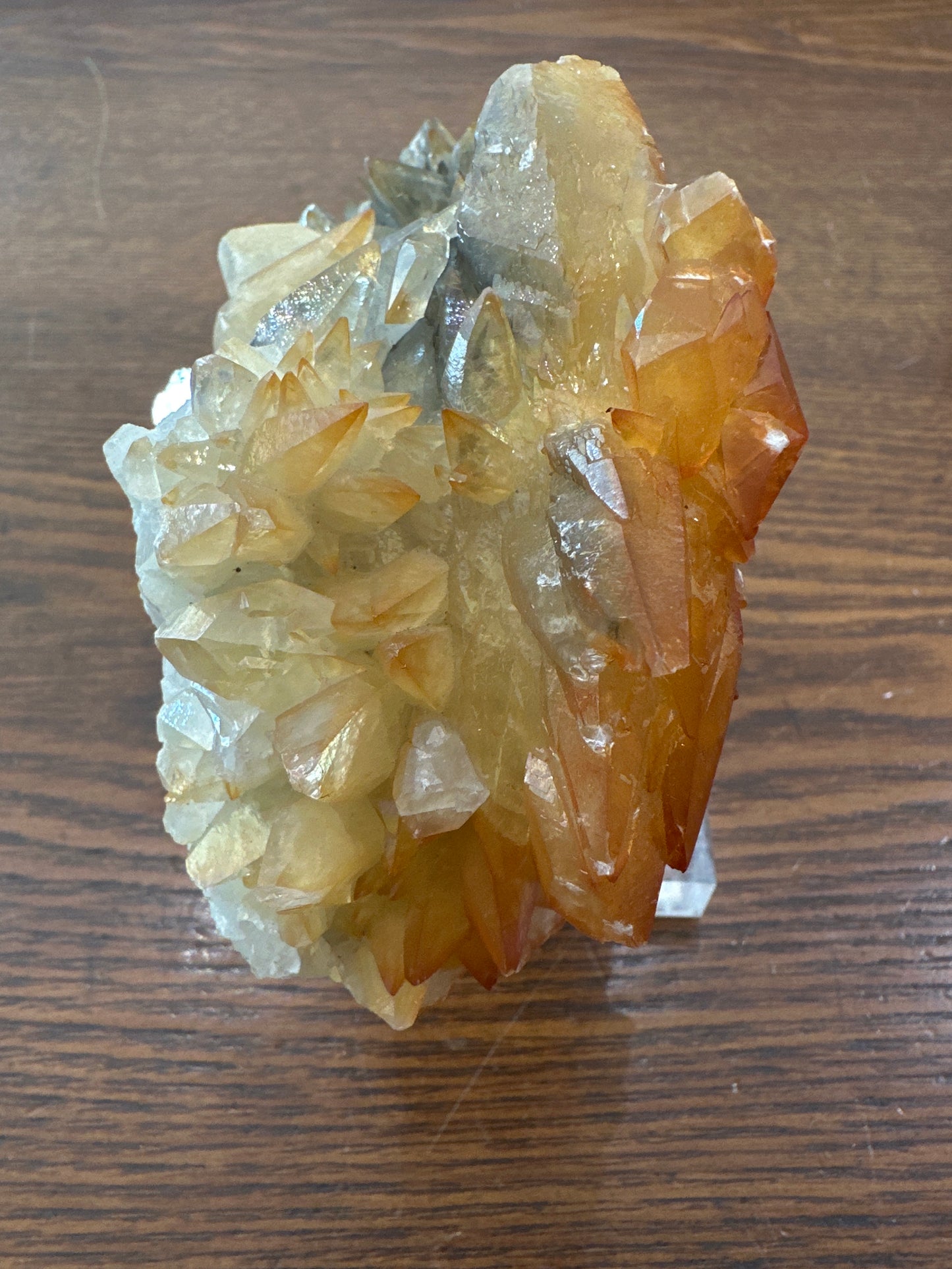 dogtooth calcite w/phantoms, Hubei, China