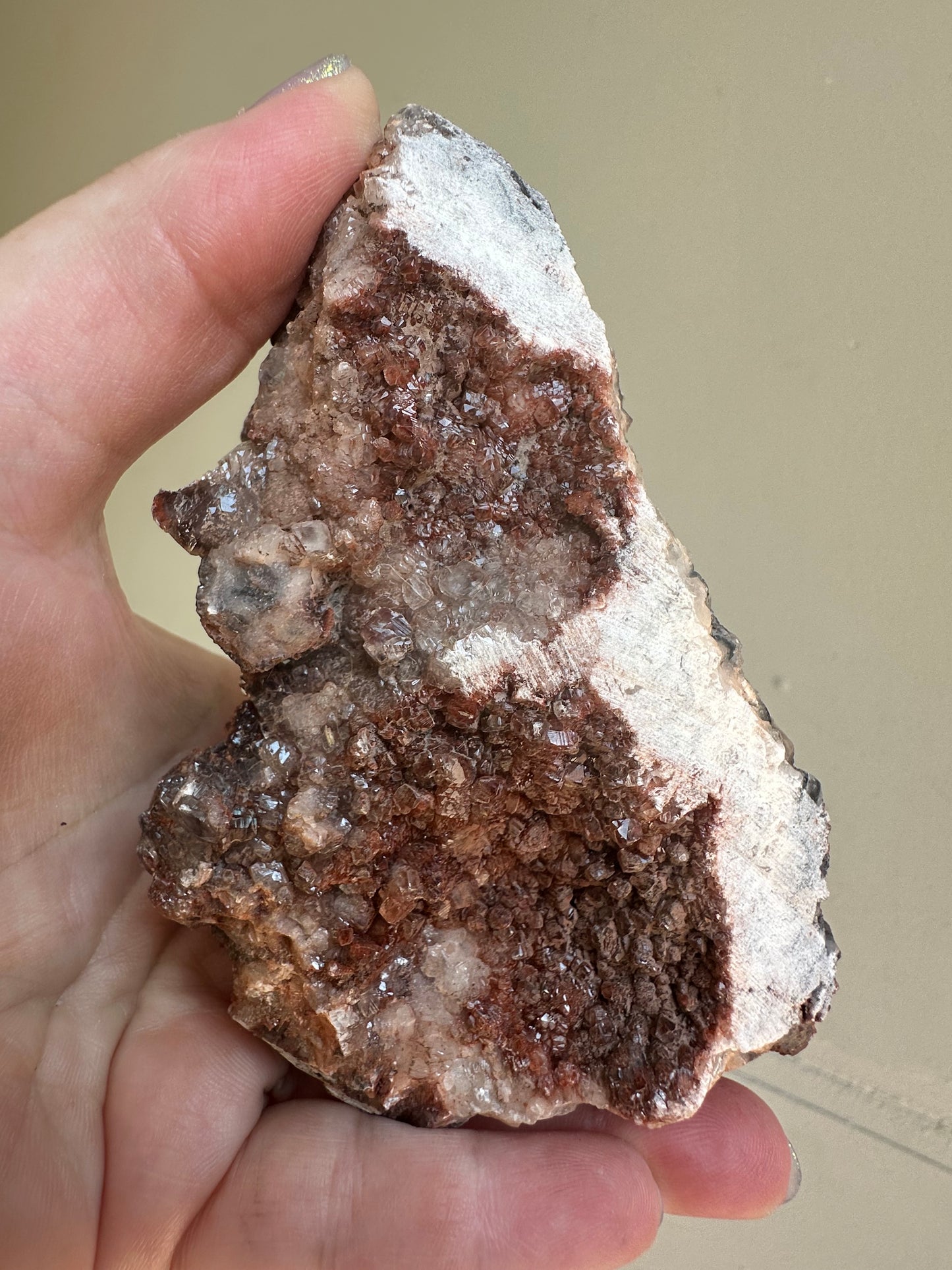 Vampire Calcite (red/black), Daye, Hubei, China