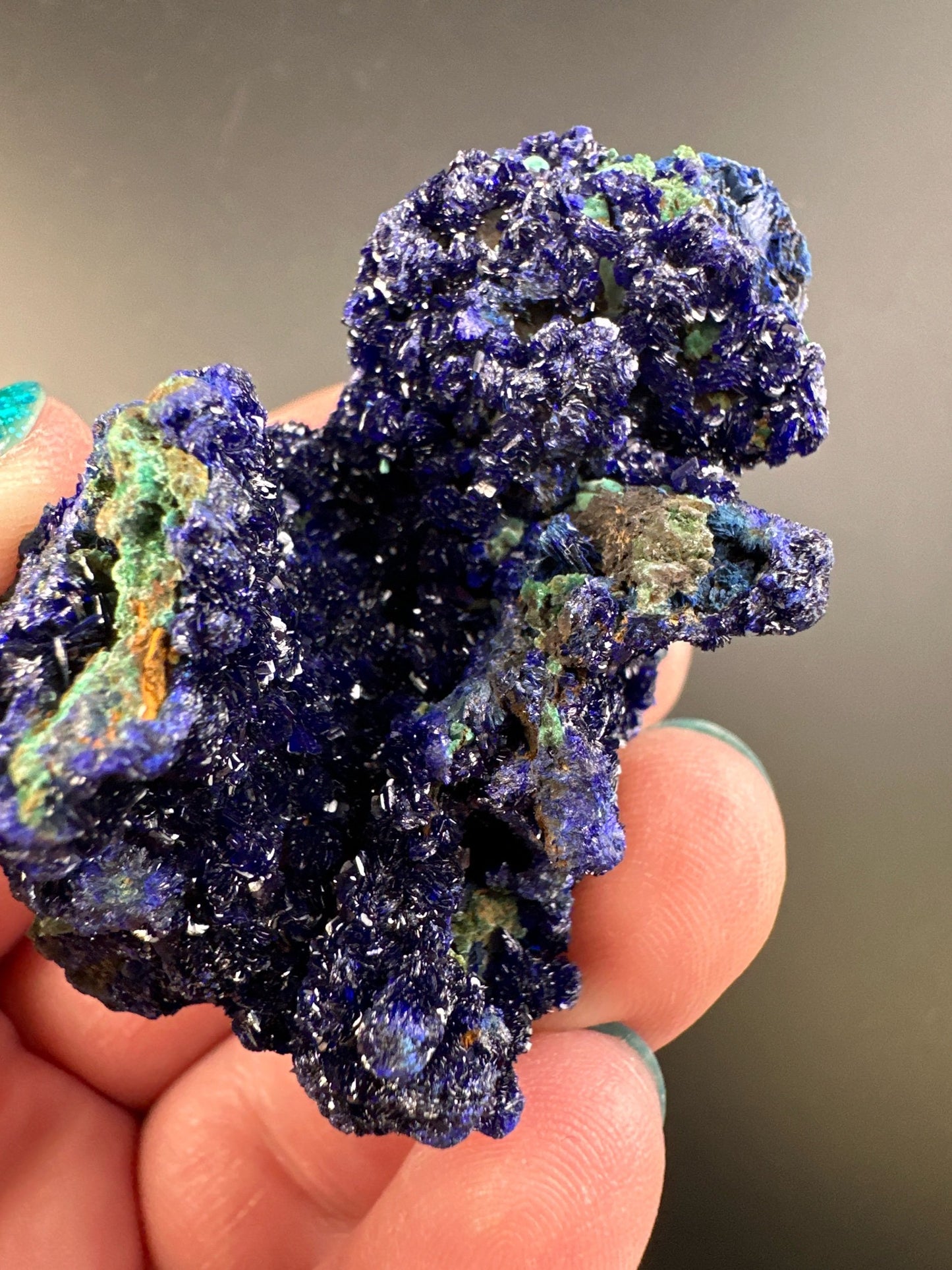 Azurite w/Malachite from Anhui, China