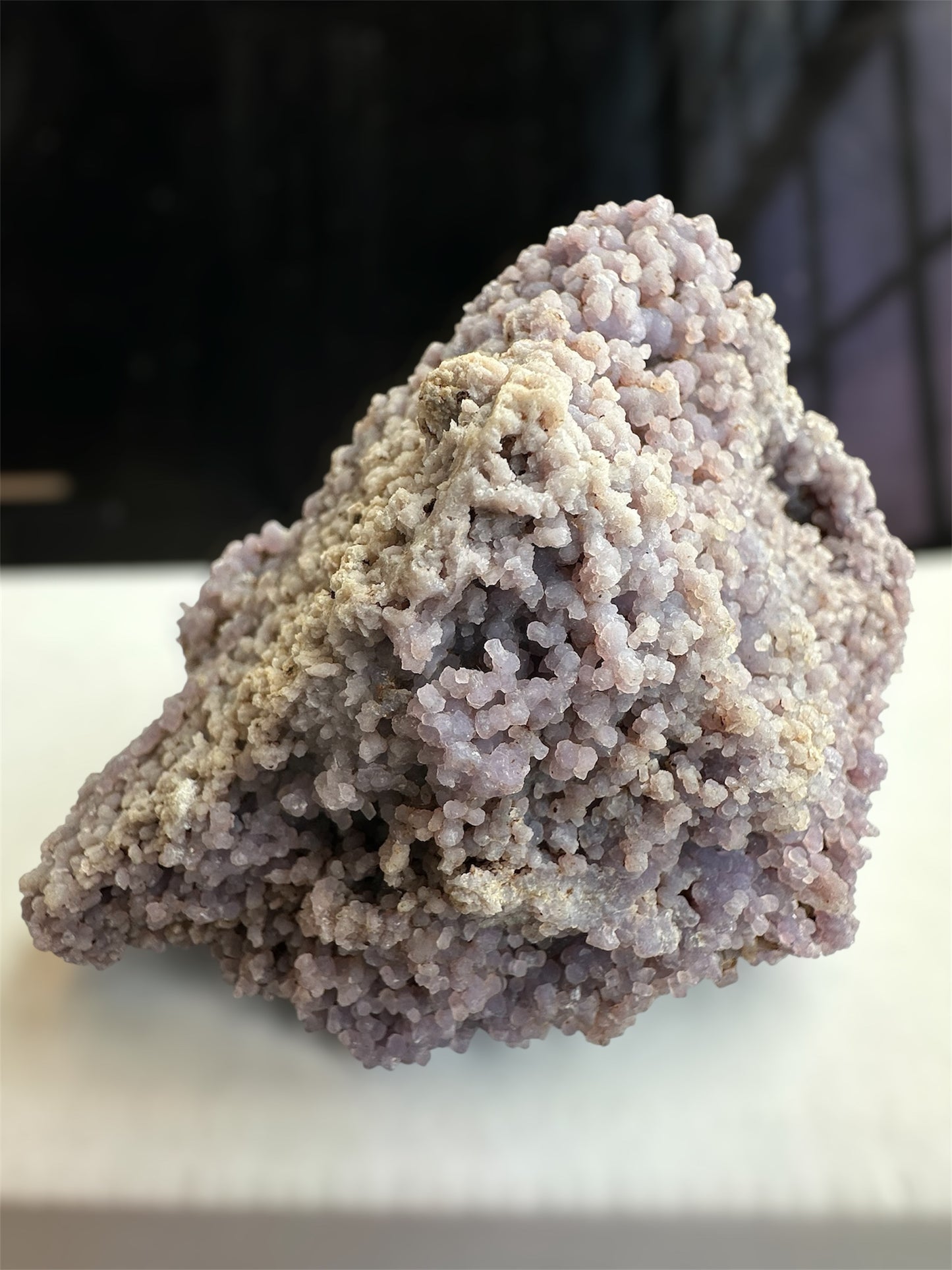“Grape Agate” free-standing chonk