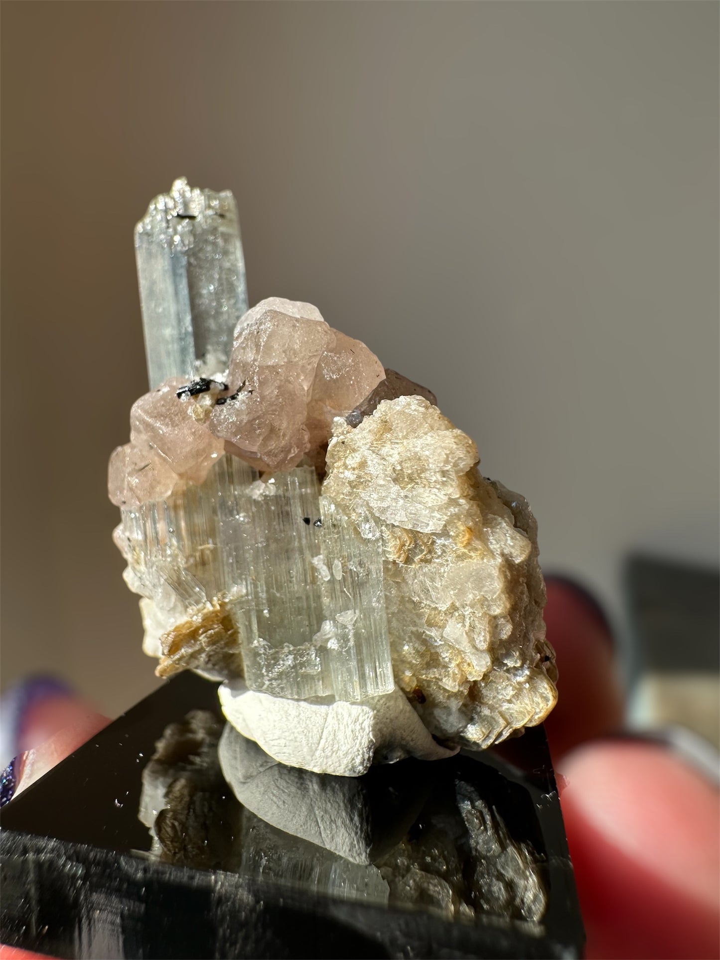 Aquamarine, Apatite, Schorl- Pakistan