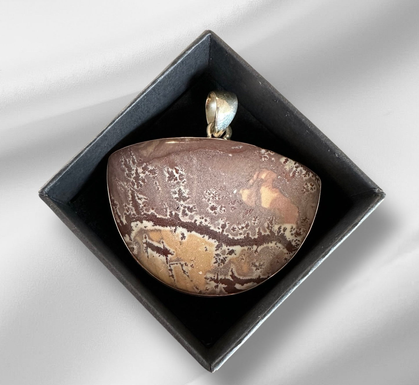 Sonora Dendritic (rhyolite) pendant set in Silver