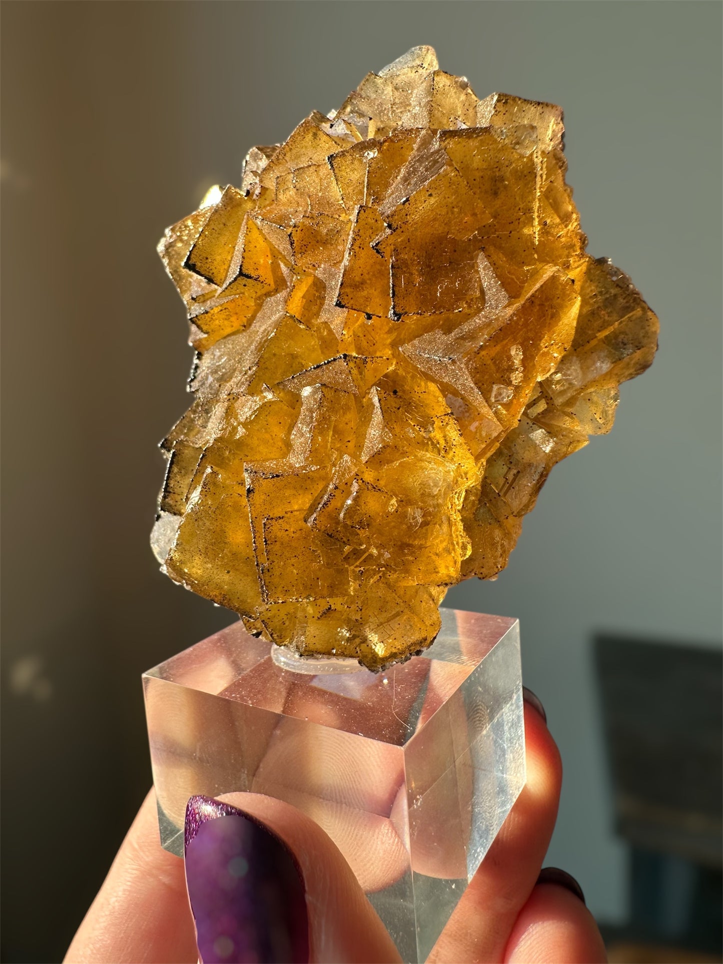 Yellow Fluorite, Moscano Mine, Spain