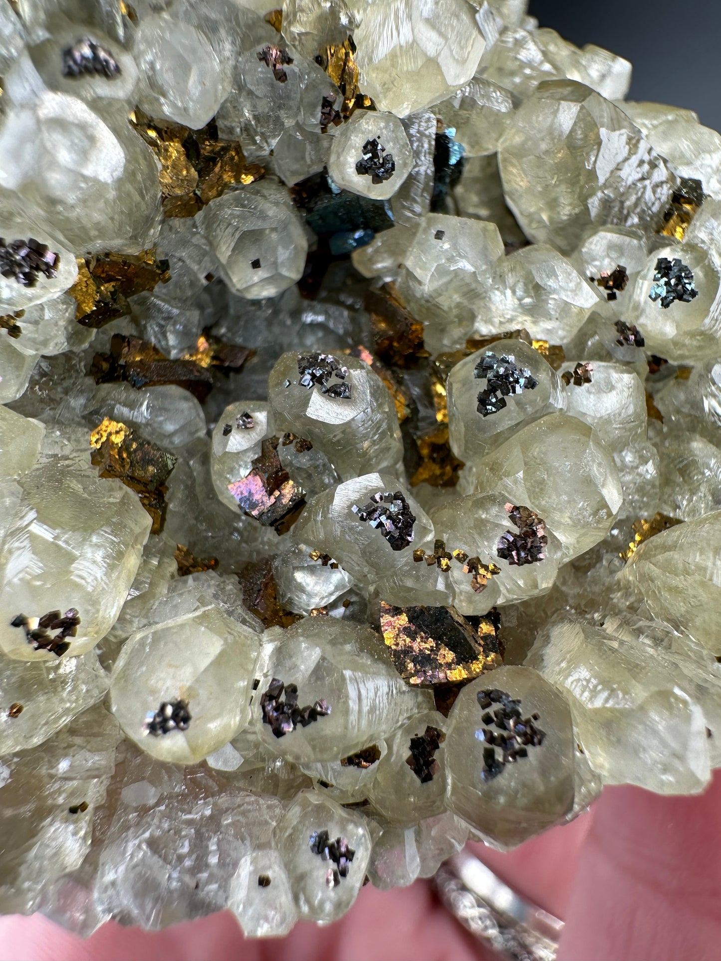 Calcite w/Chalcopyrite, Hubei