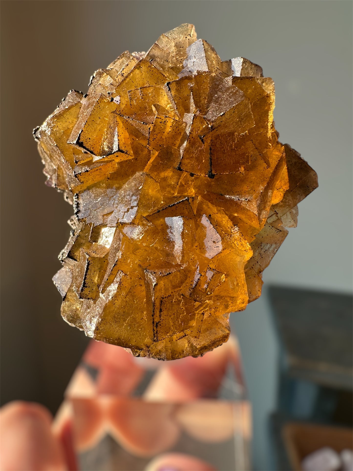 Yellow Fluorite, Moscano Mine, Spain