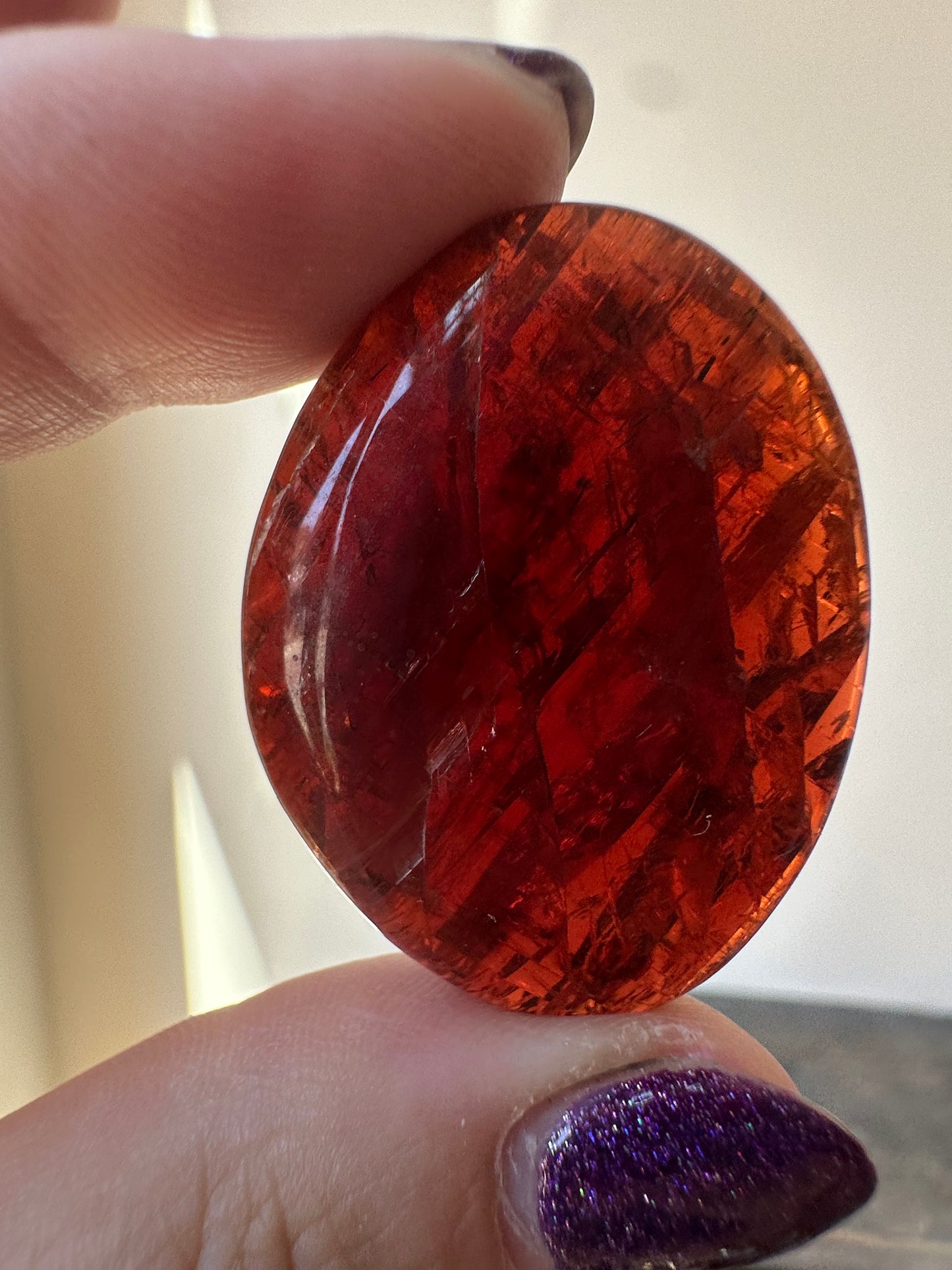 Villiaumite, polished. Russia
