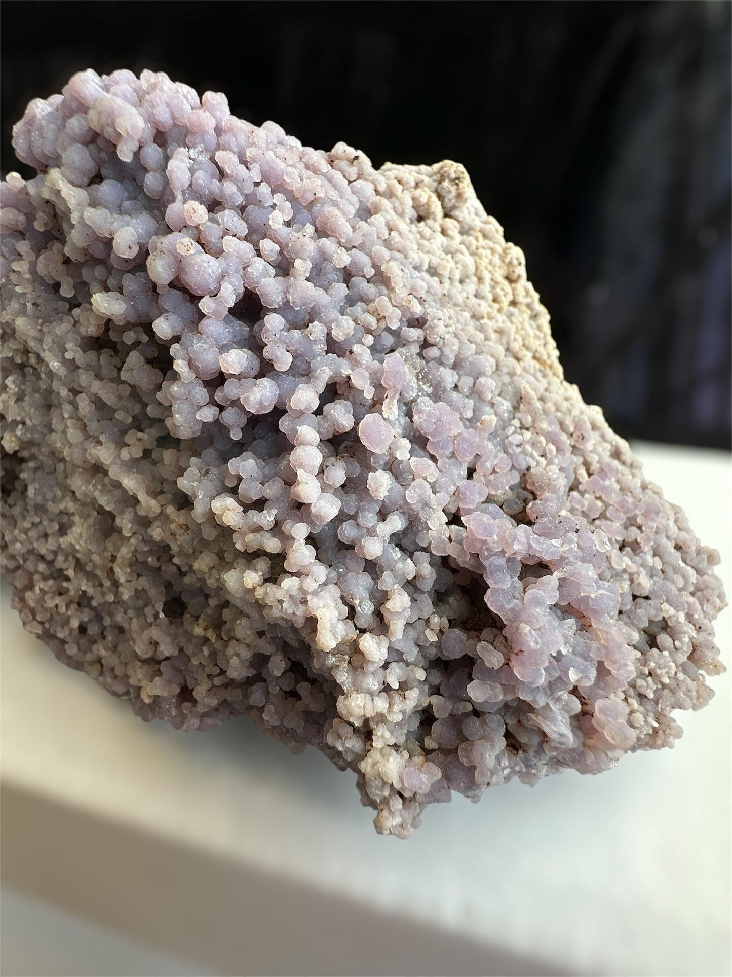 “Grape Agate” free-standing chonk