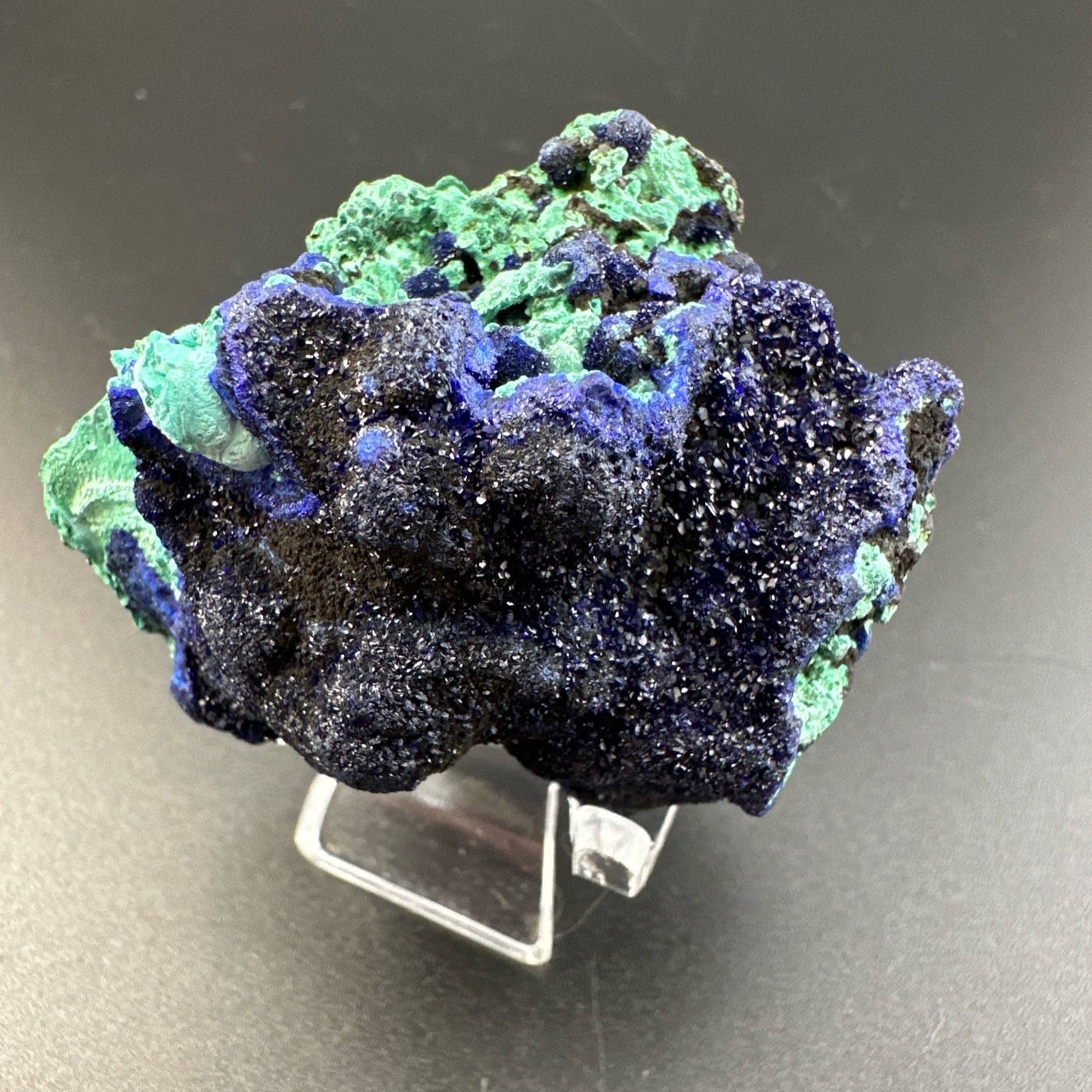Sparkling Azurite & Malachite with Goethite from Anhui, China