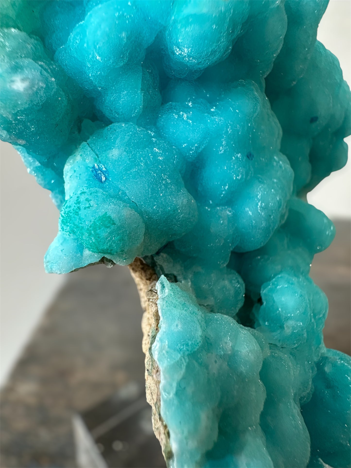 Hemimorphite with Veszelyite, DR Congo