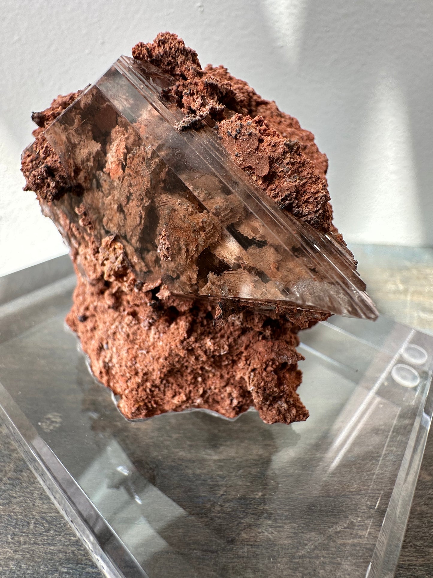 Selenite, Bermejillo, Durango, MX. on custom-milled base