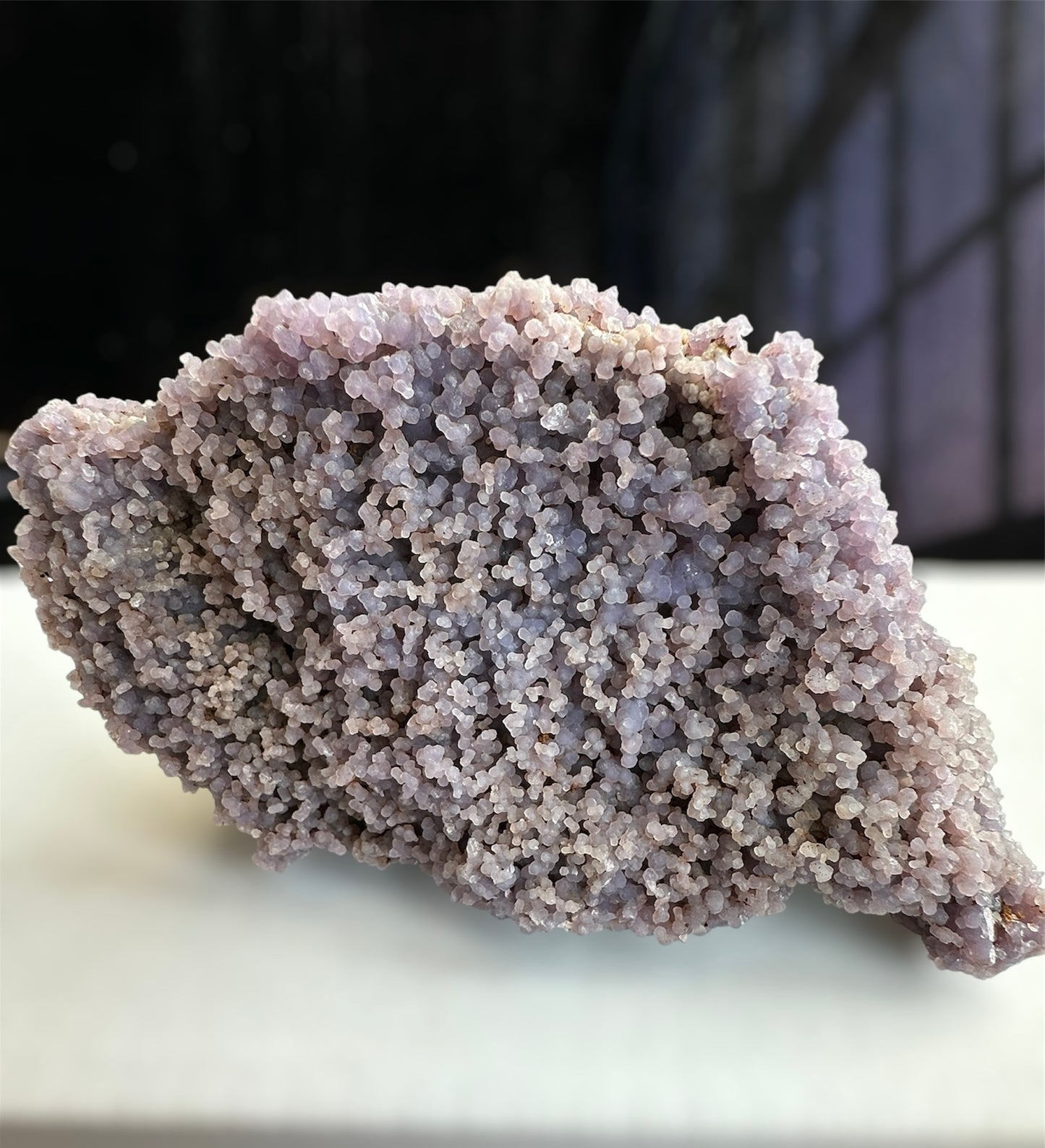 “Grape Agate” free-standing chonk