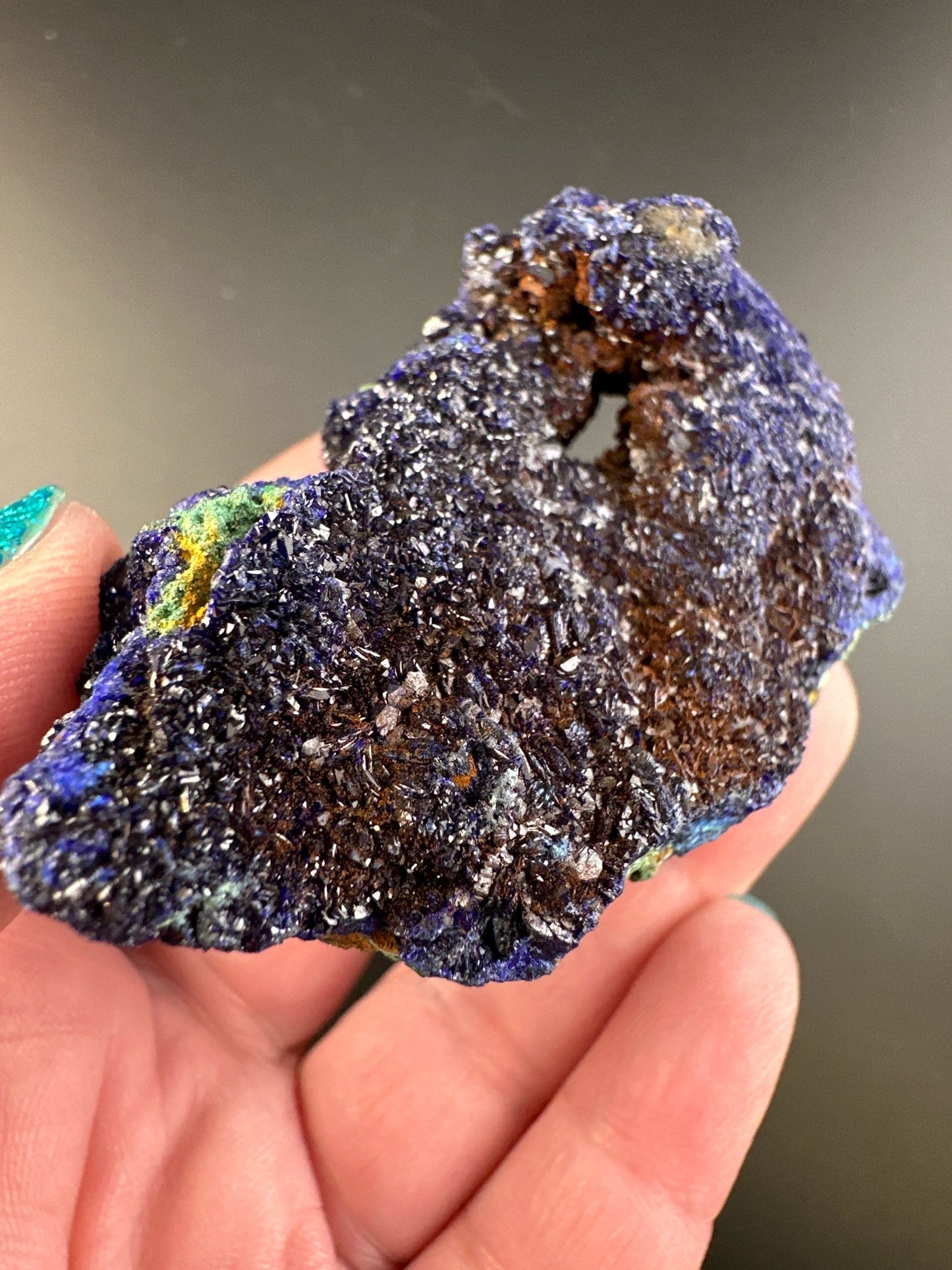 multicolored Azurite & Malachite from Anhui China