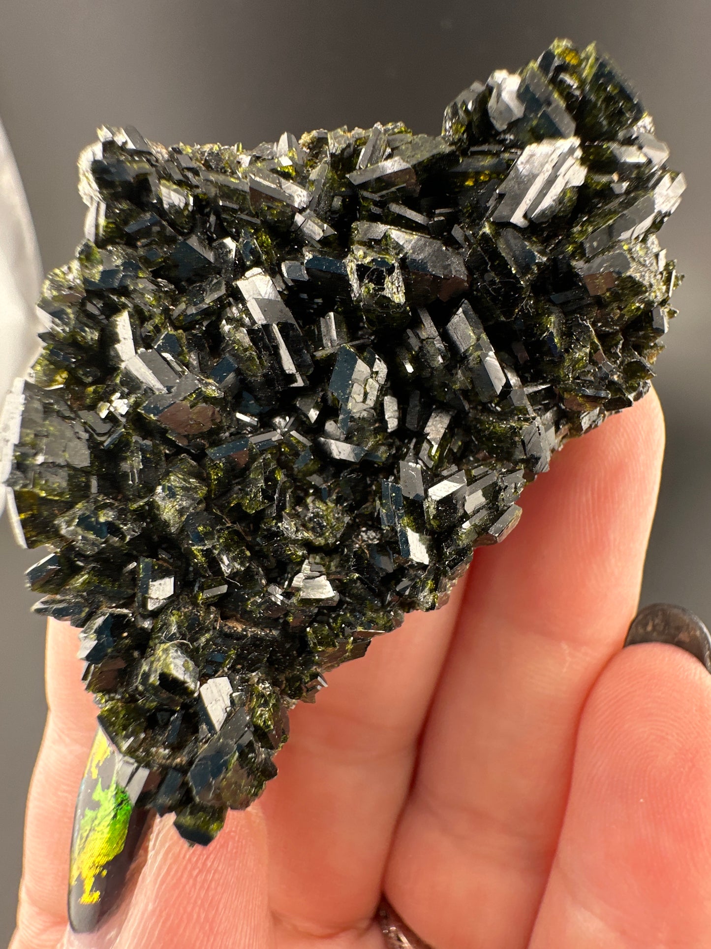 Epidote, Turkey: small cabinet