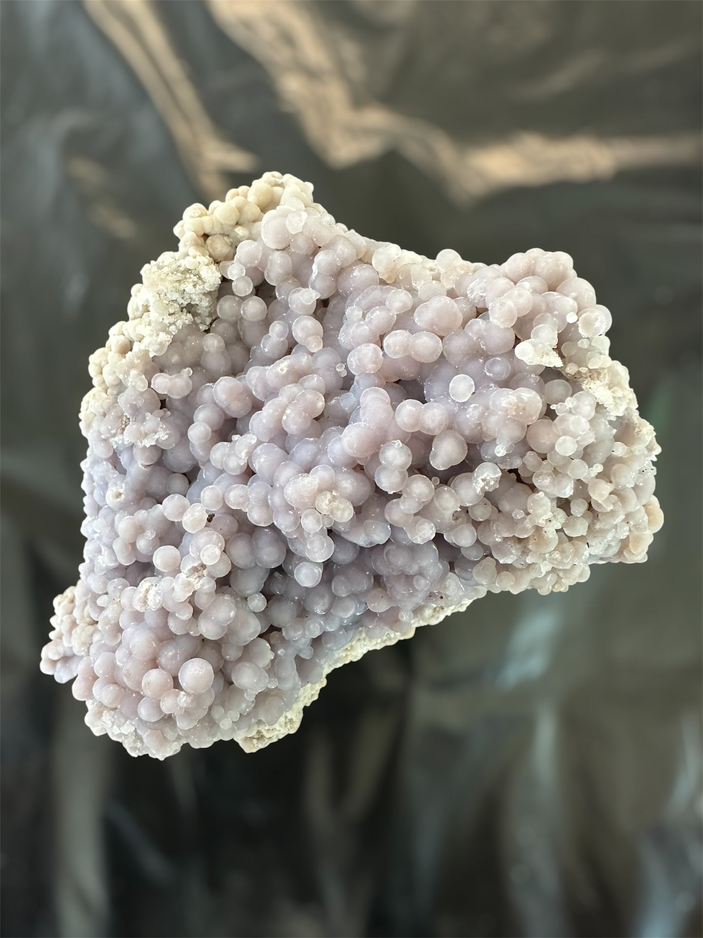 “Ghostly Grape Agate” duo-tone botryoidal chalcedony, Indonesia