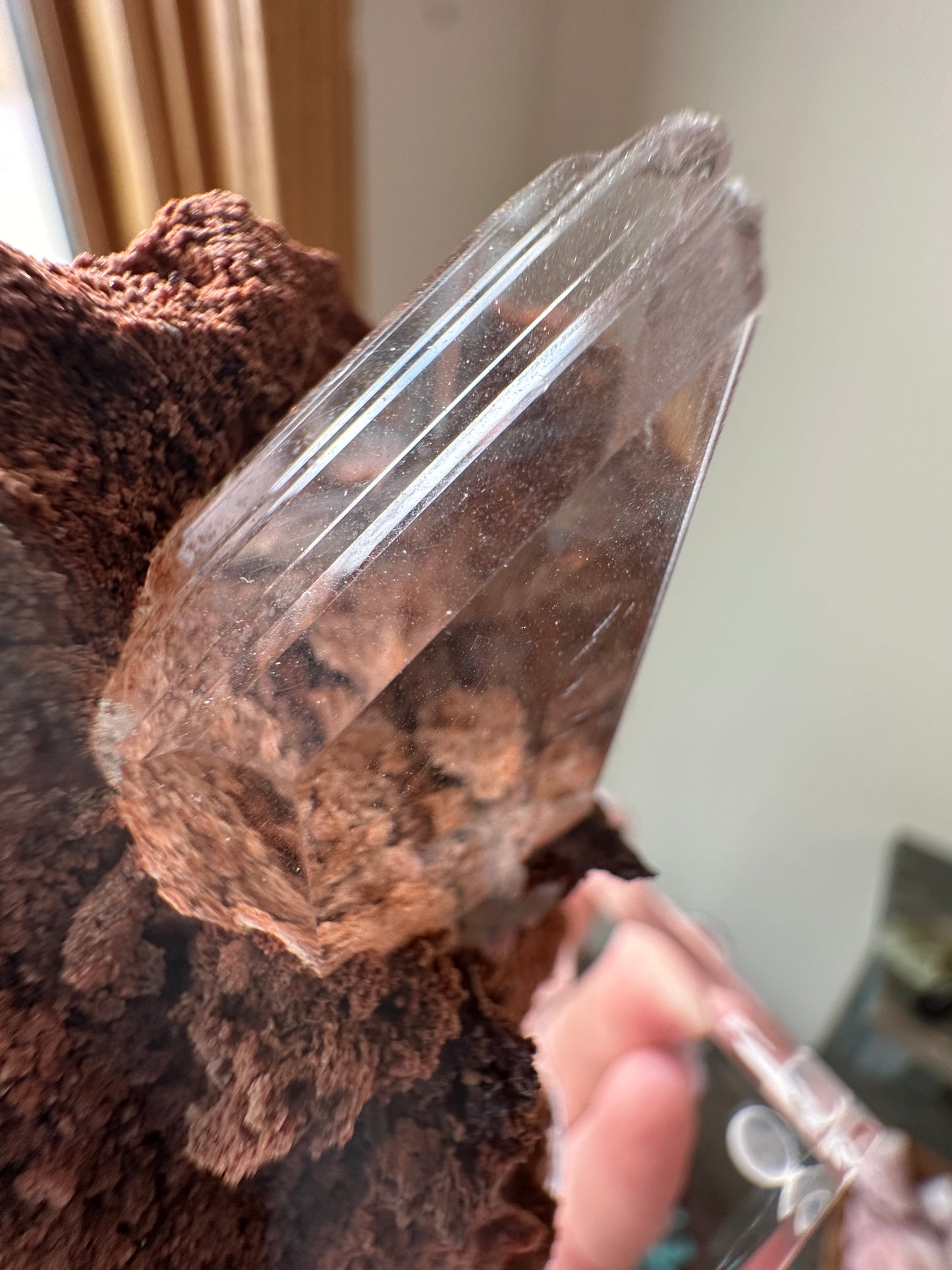 Selenite, Bermejillo, Durango, MX. on custom-milled base