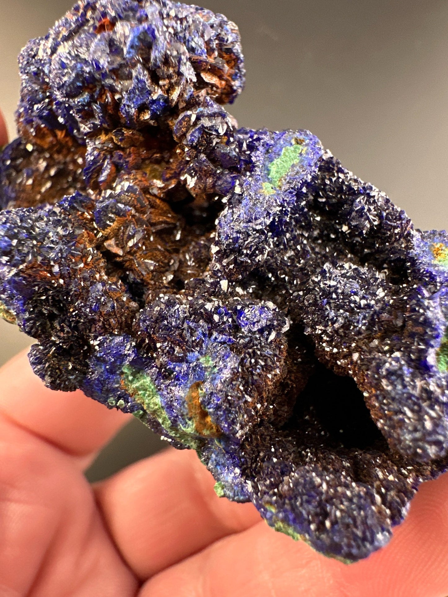 multicolored Azurite & Malachite from Anhui China