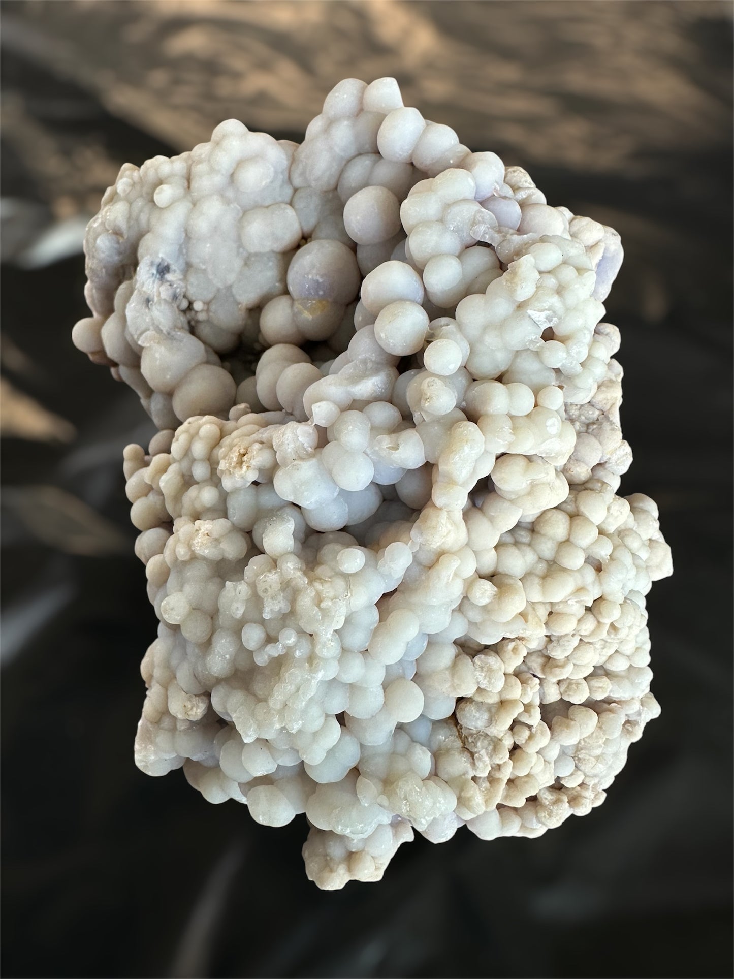 “Ghost Agate” botryoidal chalcedony, Indonesia