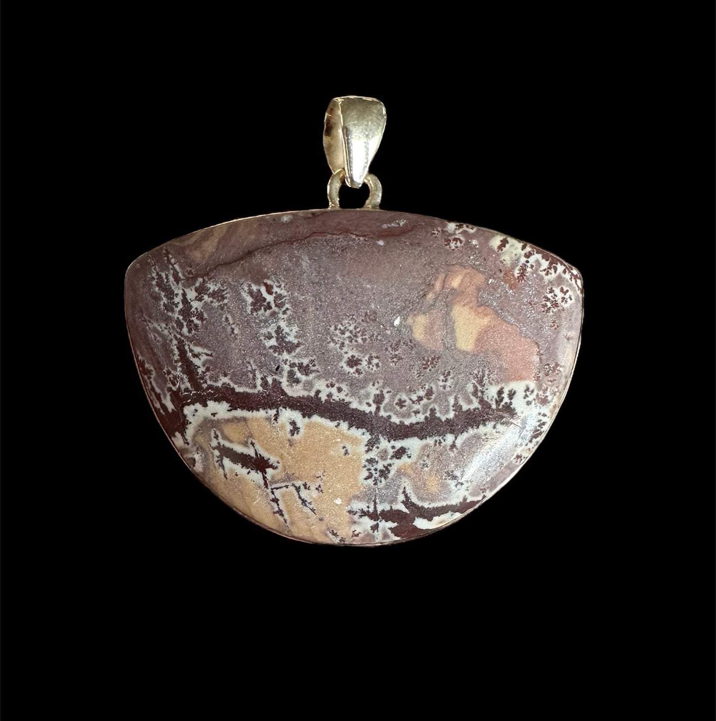 Sonora Dendritic (rhyolite) pendant set in Silver