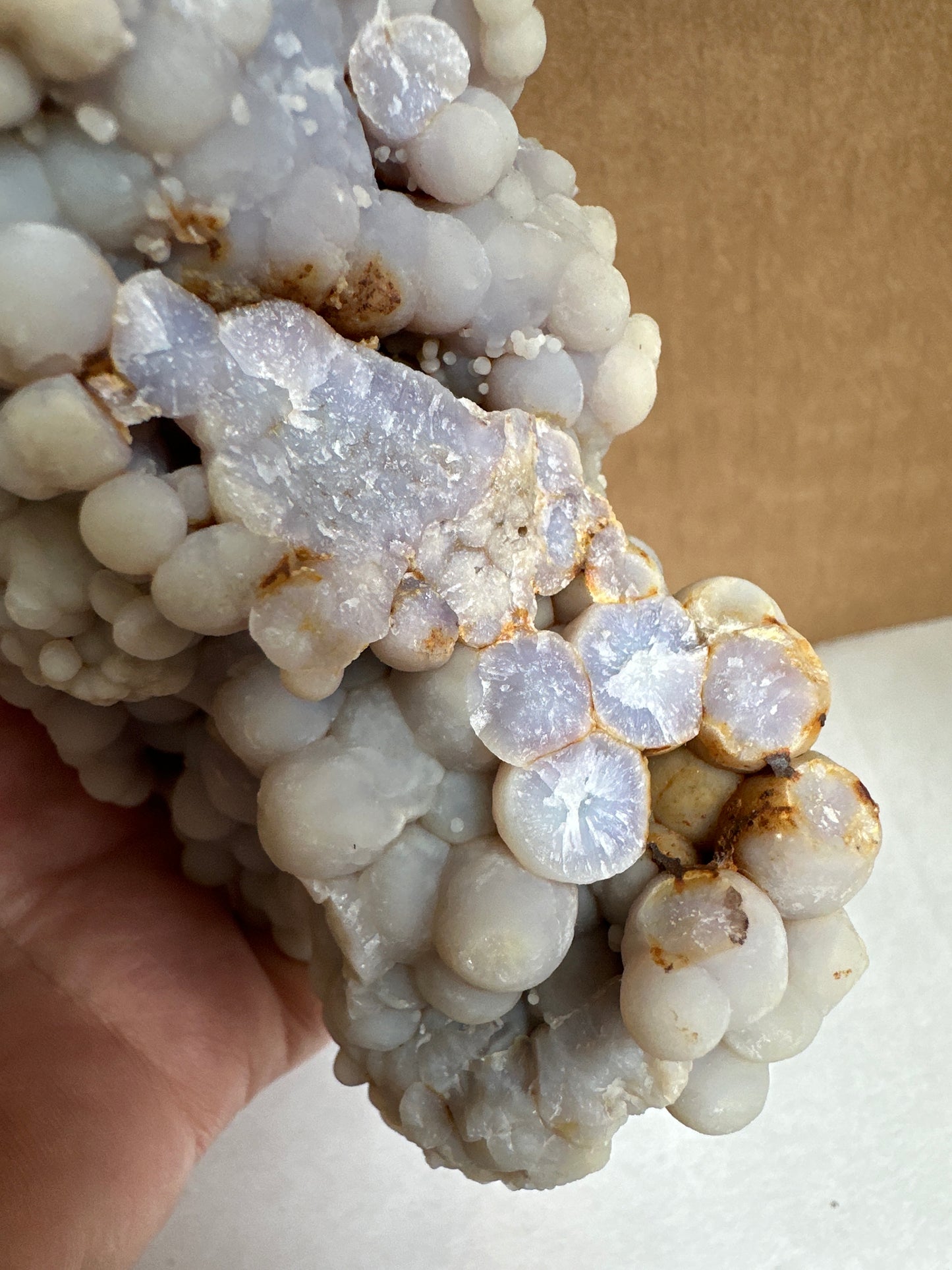 “Ghost Agate” botryoidal chalcedony, Indonesia