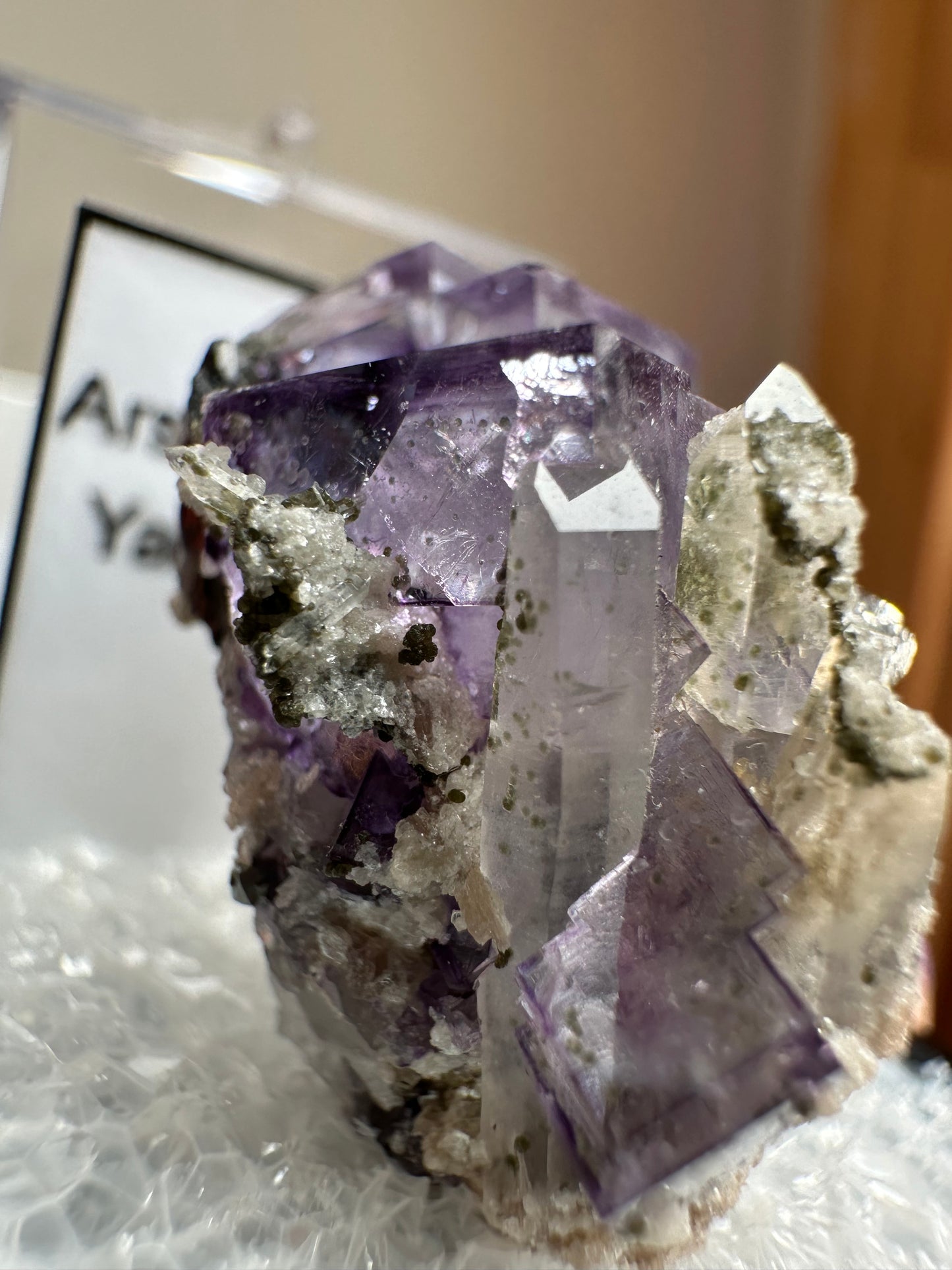 Fluorite, Quartz, Arsenopyrite: Yaogangxian Mine, Hunan, China