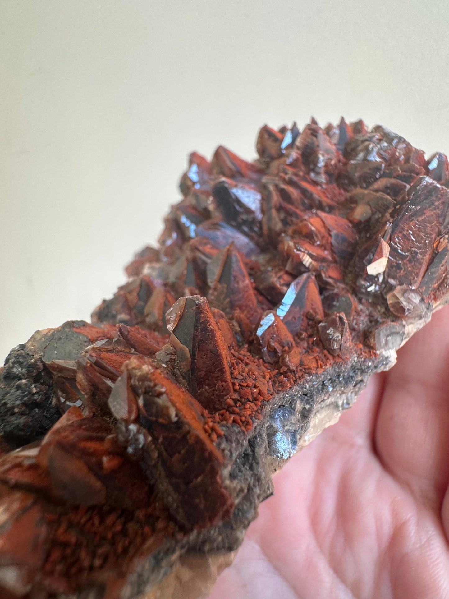 Vampire Calcite (red/black), Daye, Hubei, China