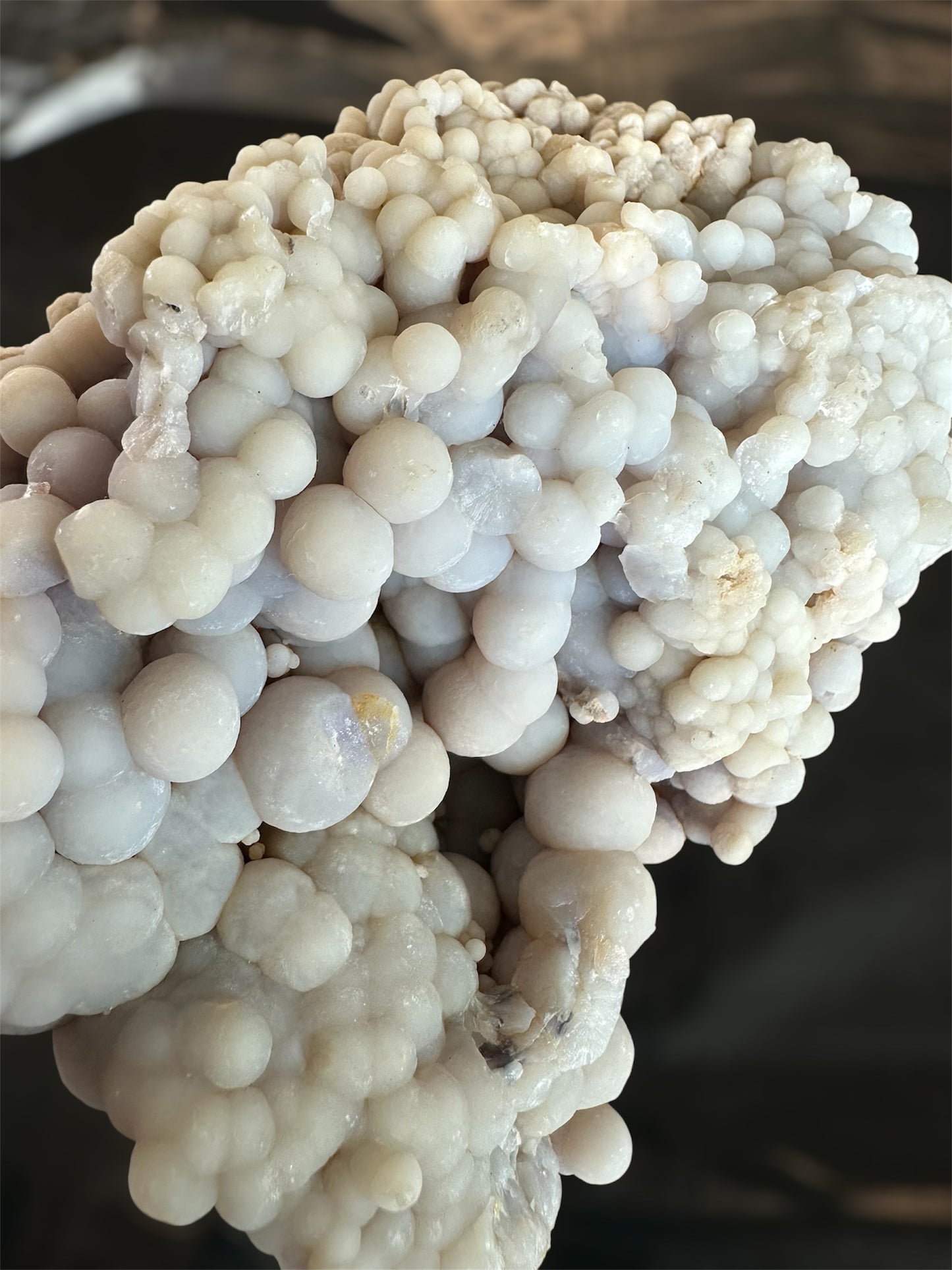 “Ghost Agate” botryoidal chalcedony, Indonesia
