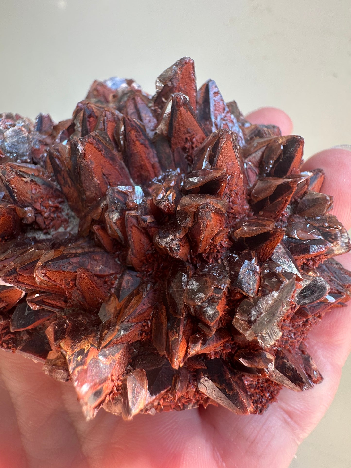 Vampire Calcite (red/black), Daye, Hubei, China
