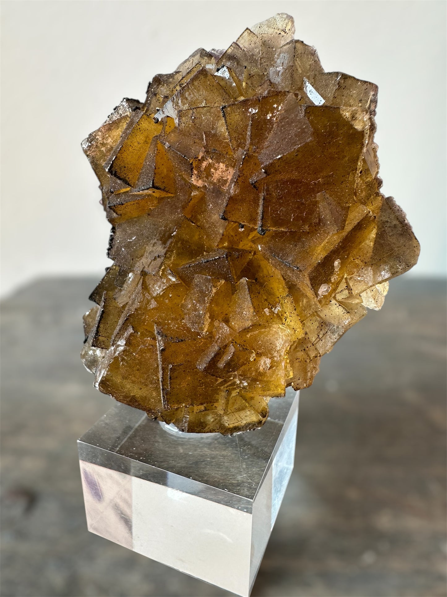 Yellow Fluorite, Moscano Mine, Spain