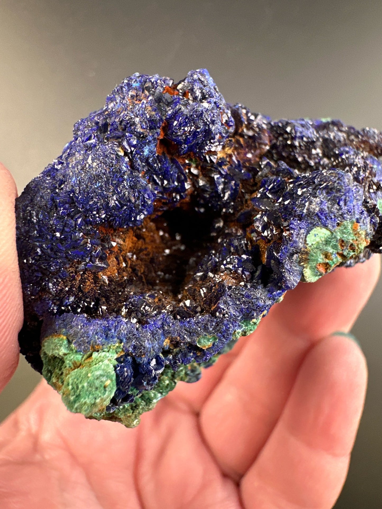 multicolored Azurite & Malachite from Anhui China