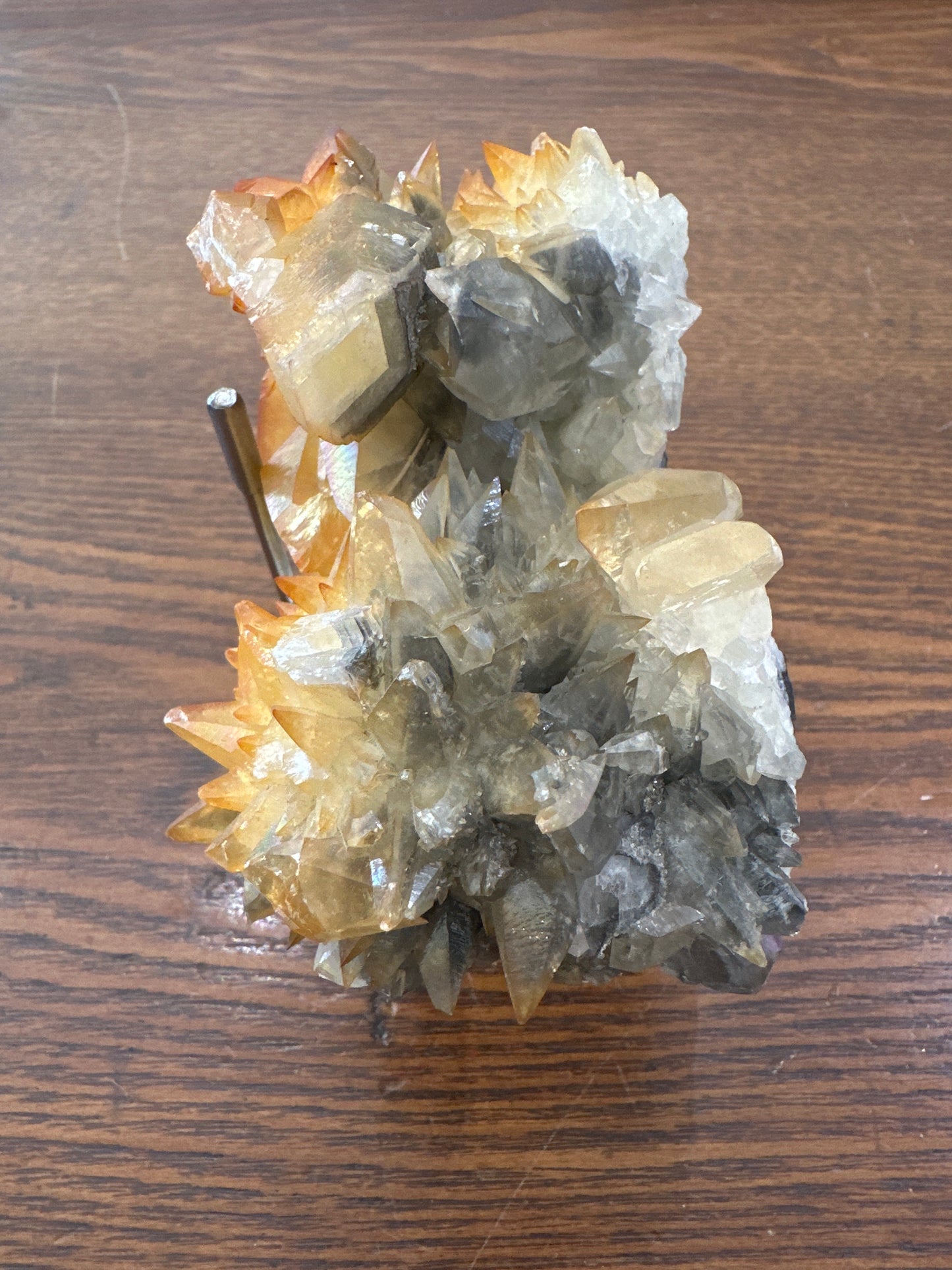 dogtooth calcite w/phantoms, Hubei, China