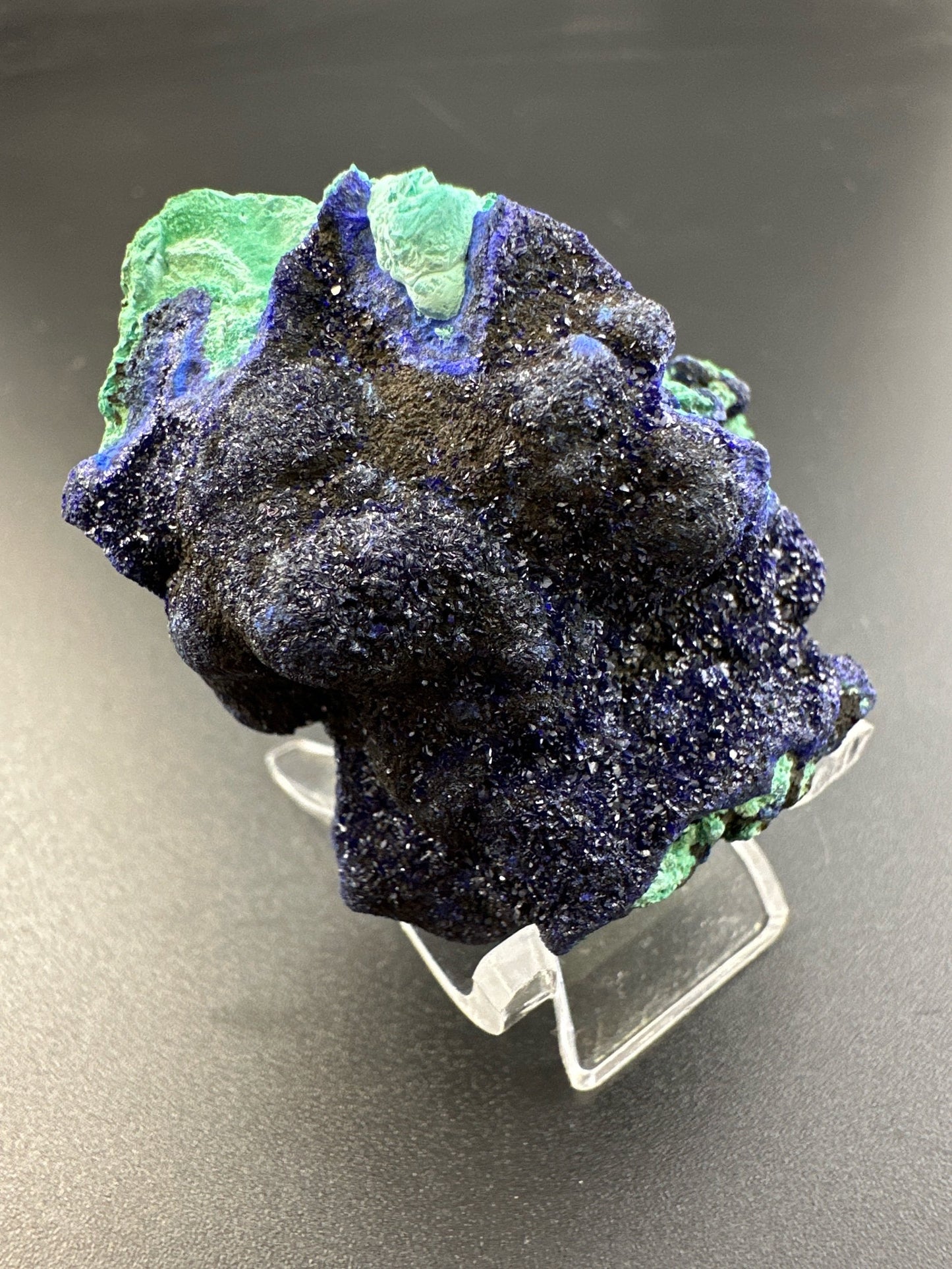 Sparkling Azurite & Malachite with Goethite from Anhui, China