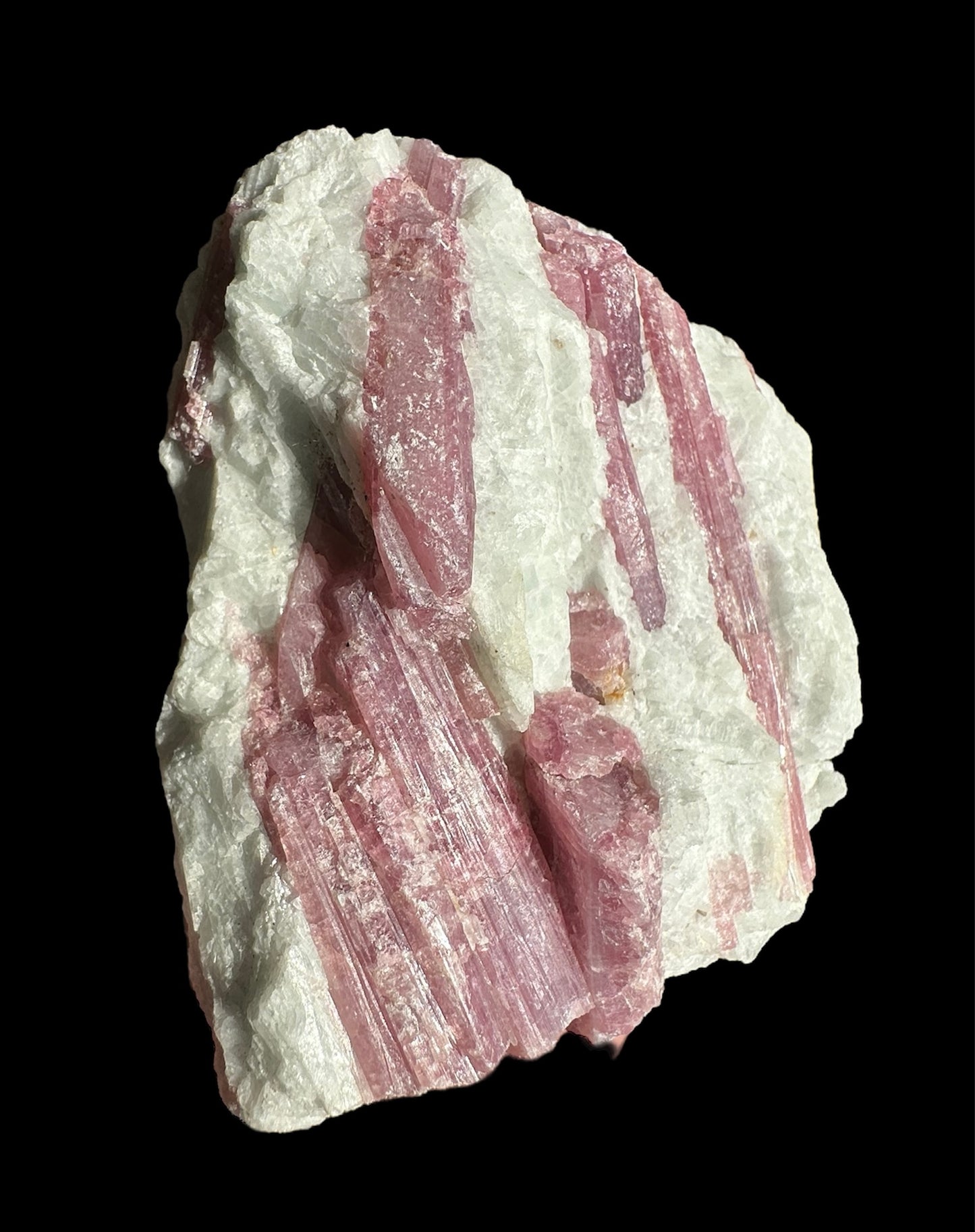 Pink Tourmaline in Albite