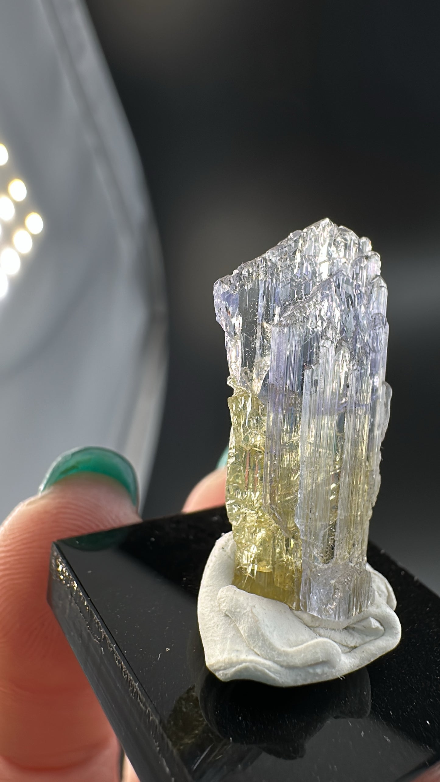 unheated Tanzanite crystal, 3 grams