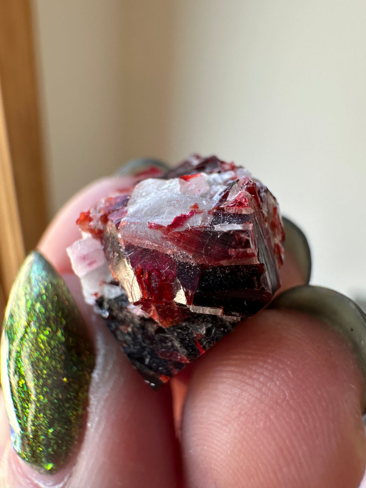 Villiaumite w/Pectolite from Russia