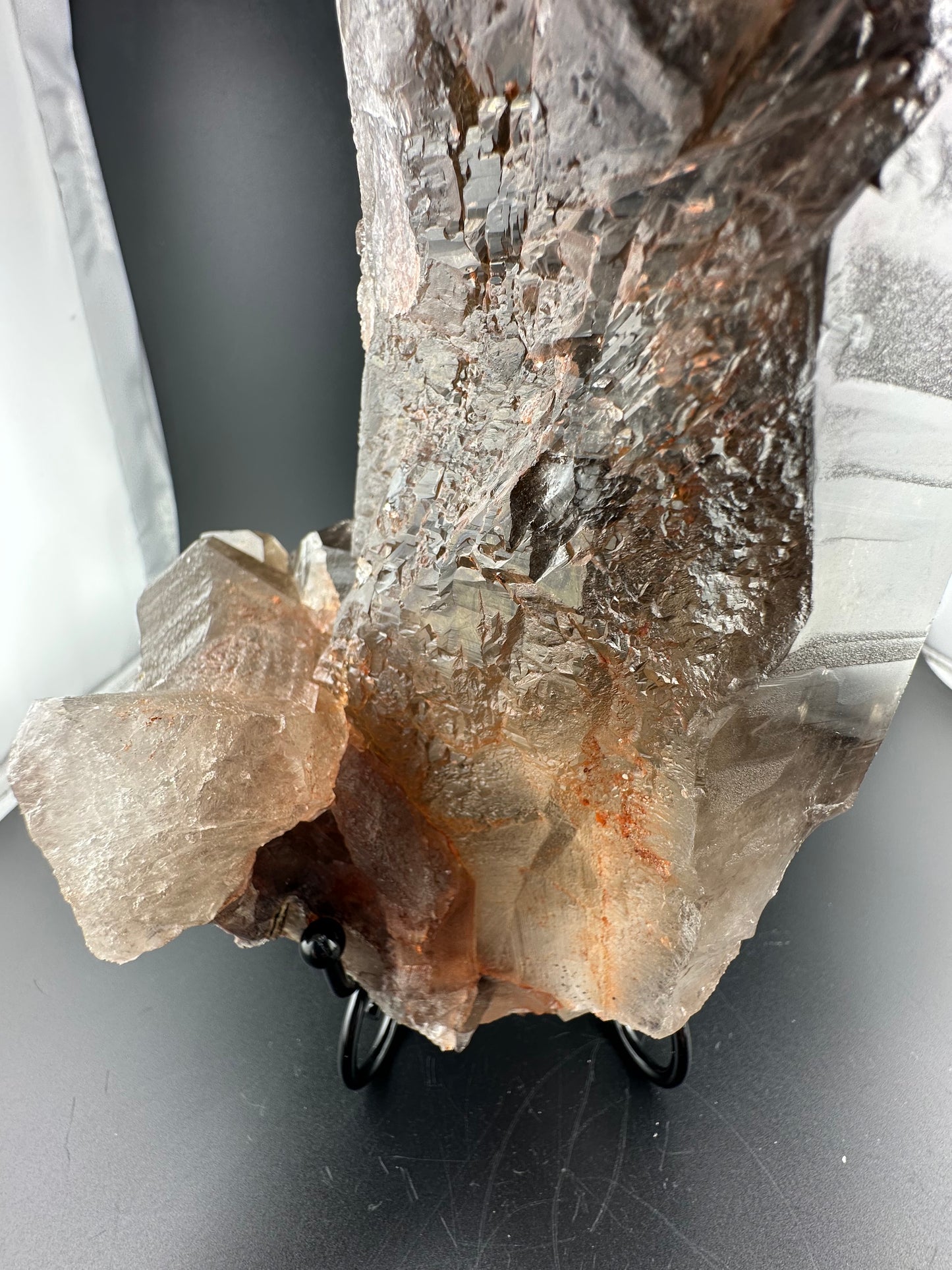 “Lightning Strike” Smoky Quartz, Minas Gerais, Brazil (large!)