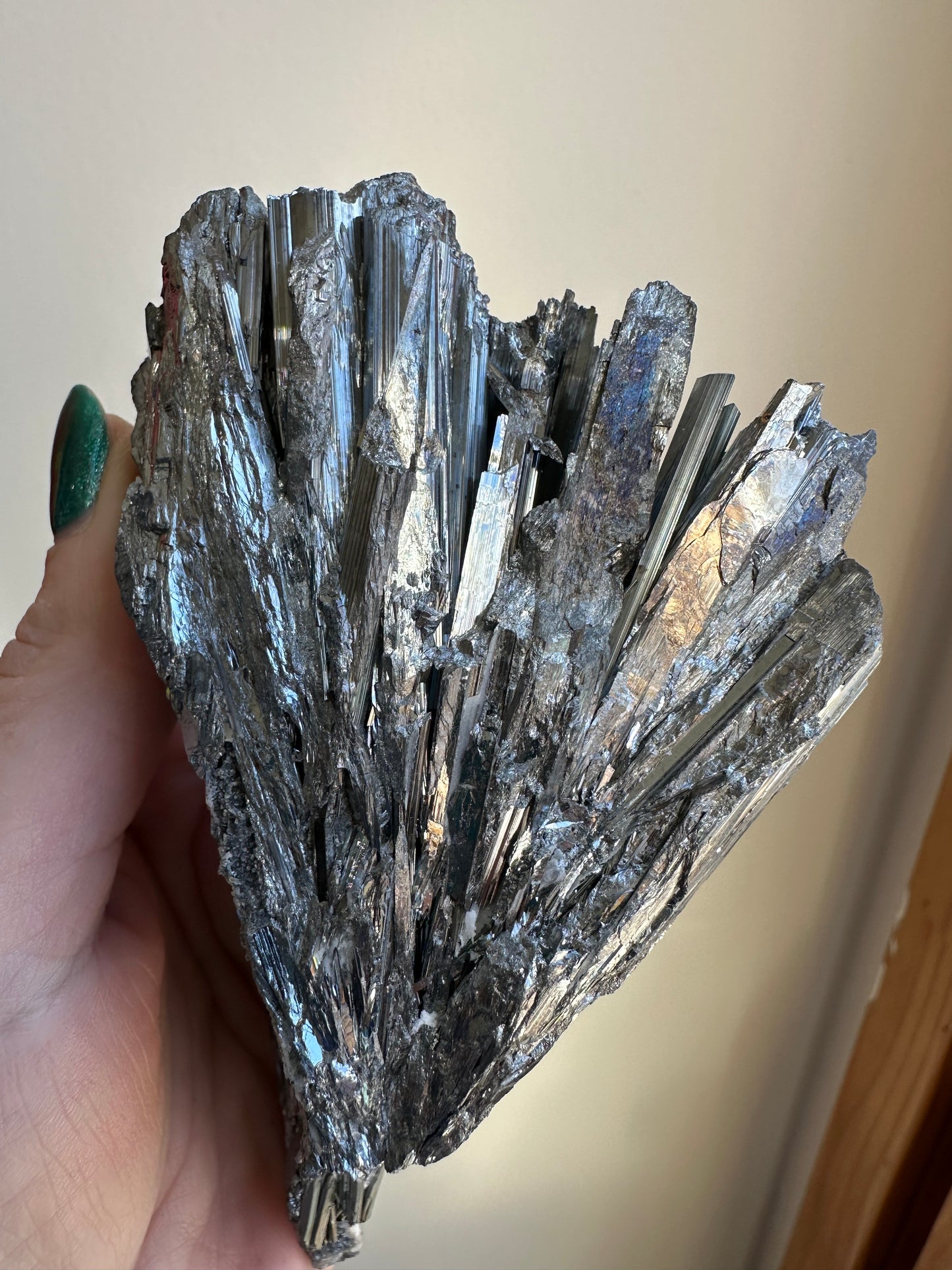 Stibnite cluster, Jiangxi, China