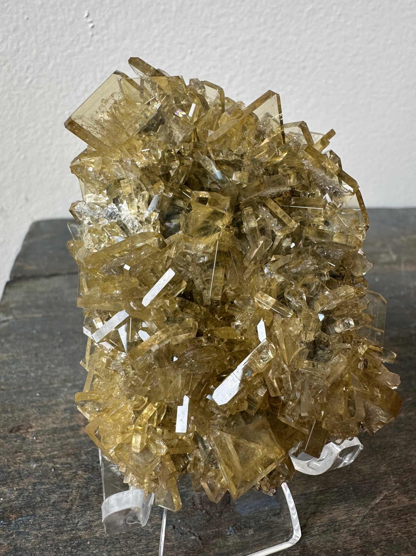 gemmy, tabular Baryte, Meikle Mine, Nevada