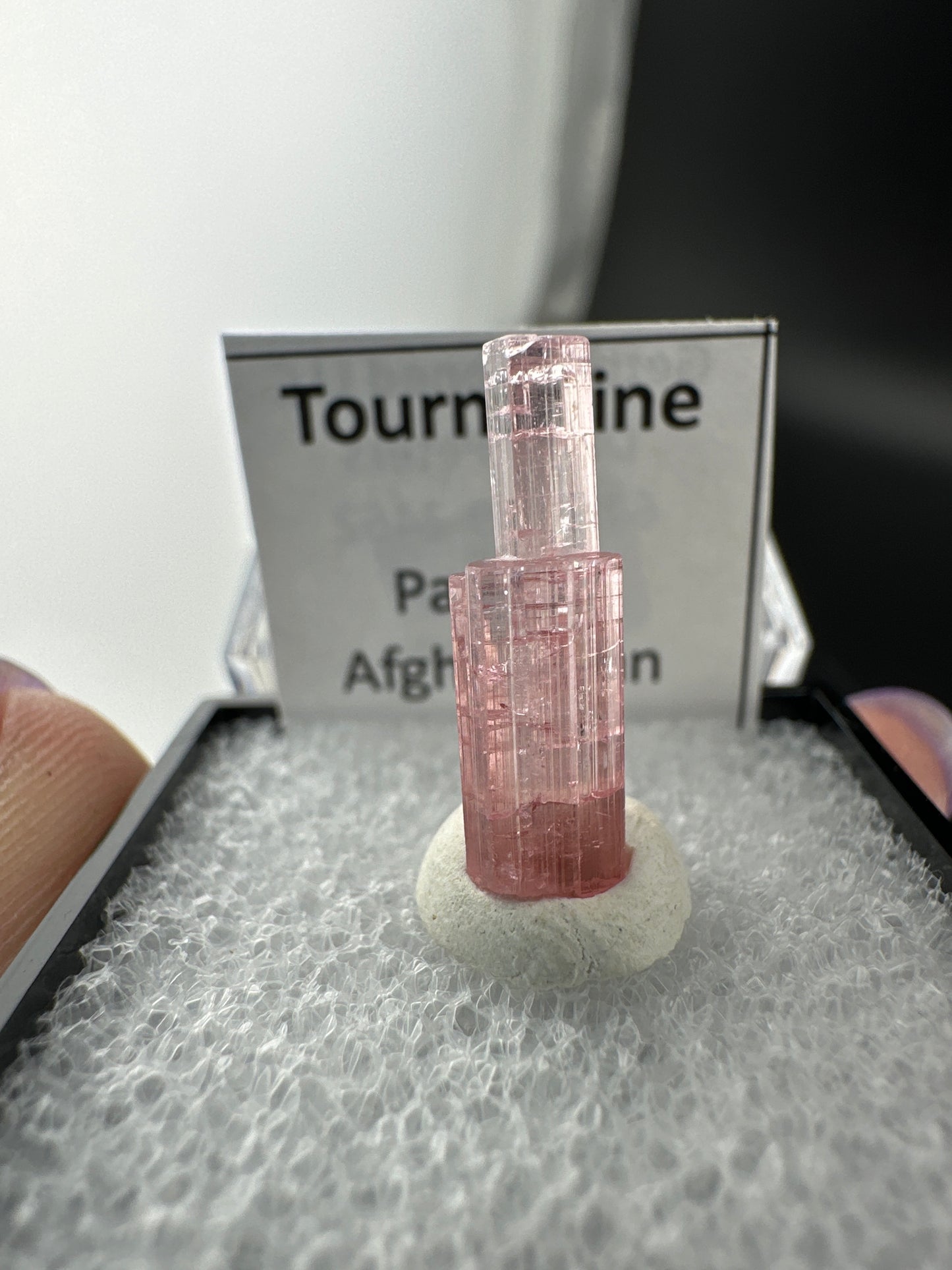 Pink Tourmaline tower: Paprock