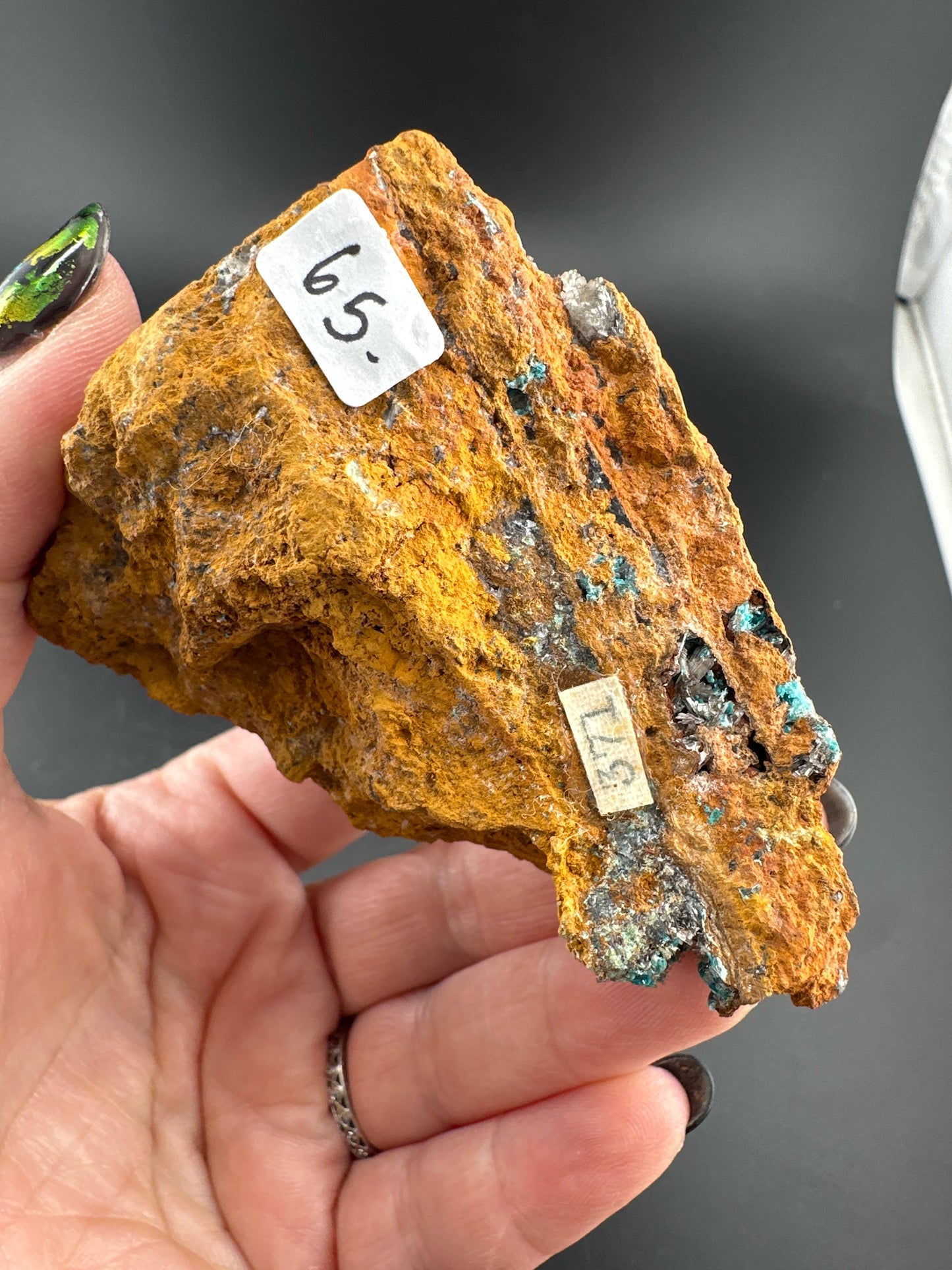 Rosasite, Durango, MX (old collection)