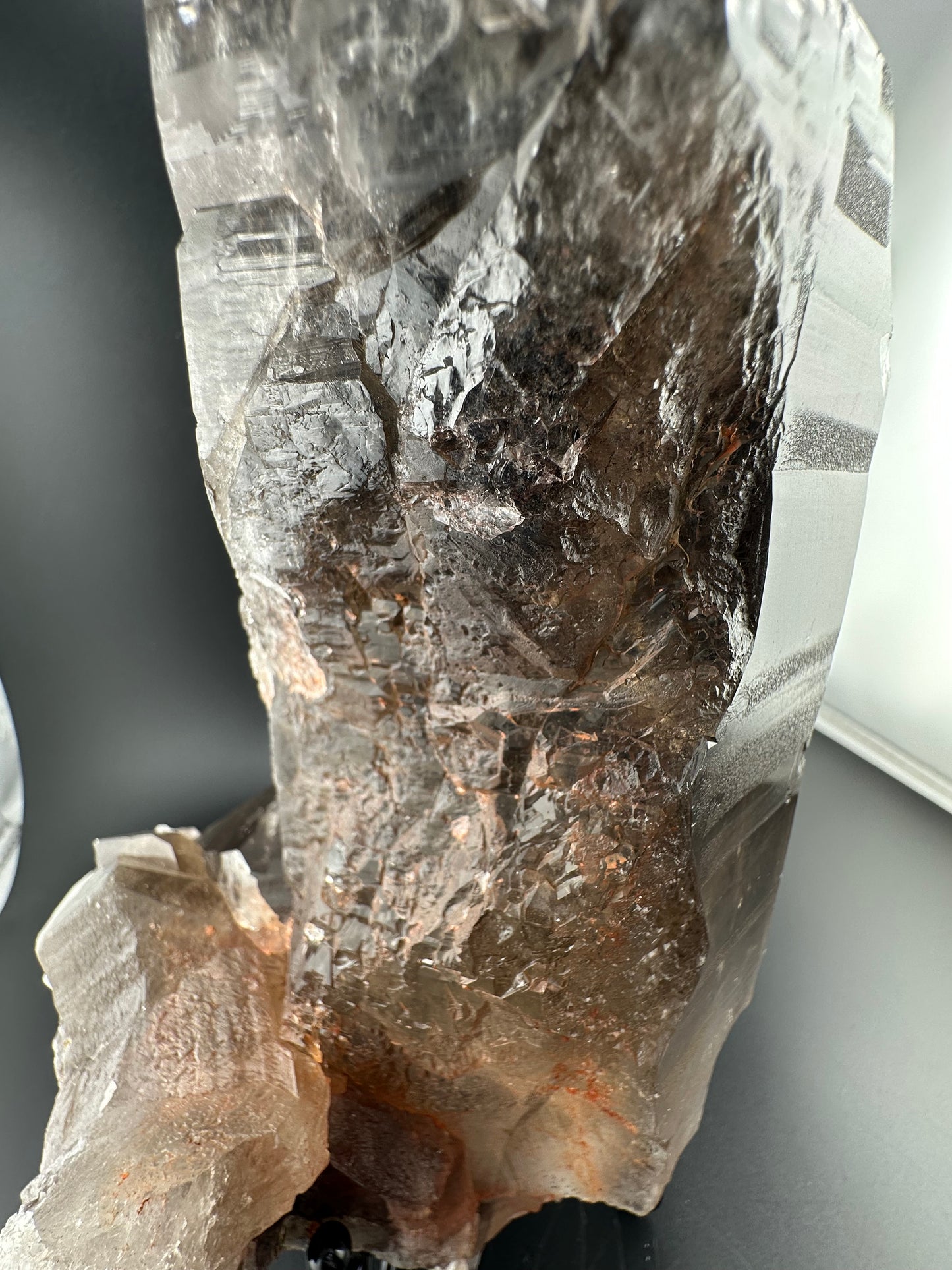 “Lightning Strike” Smoky Quartz, Minas Gerais, Brazil (large!)