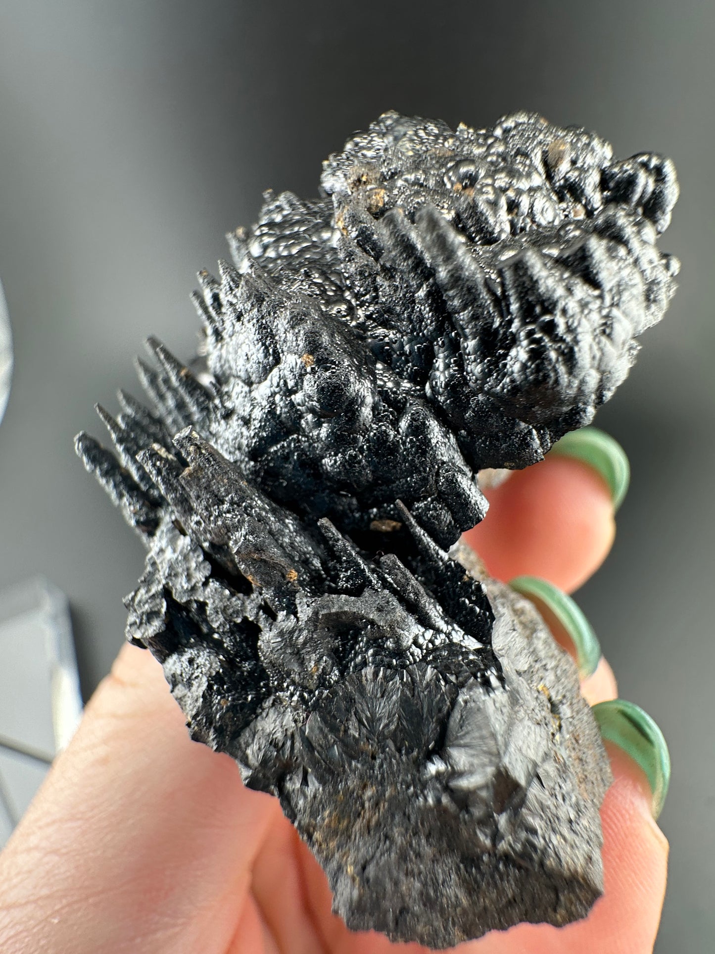 botryoidal, stalactitic Hematite; Montana