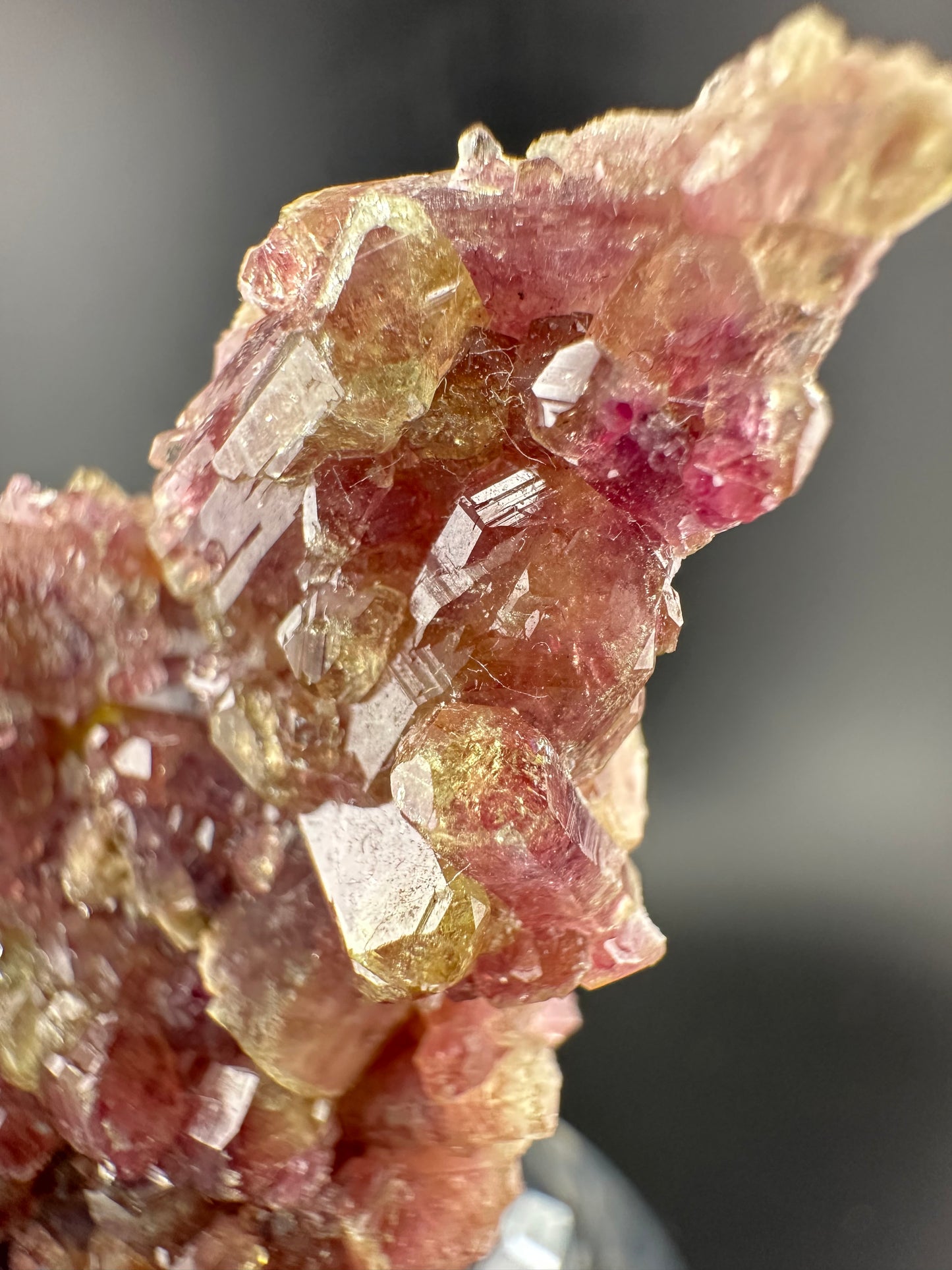 Manganese-rich Vesuvianite (bi-colour), Jeffrey Mine, Canada