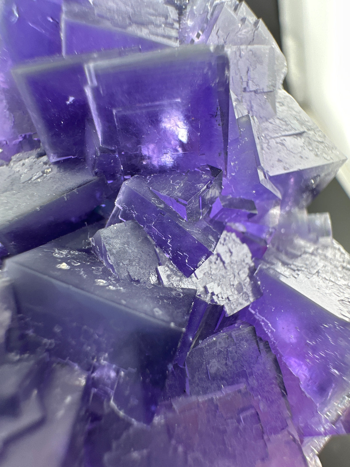 Cubic Purple Fluorite, Henan, China