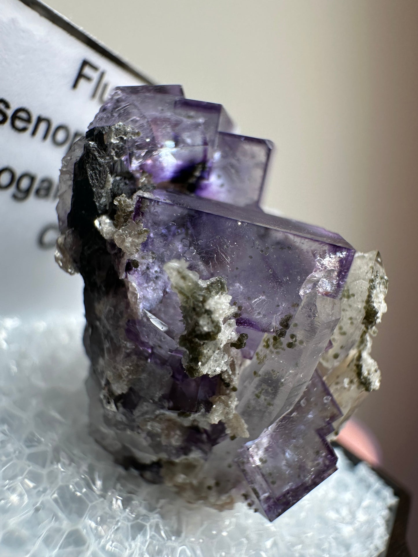 Fluorite, Quartz, Arsenopyrite: Yaogangxian Mine, Hunan, China
