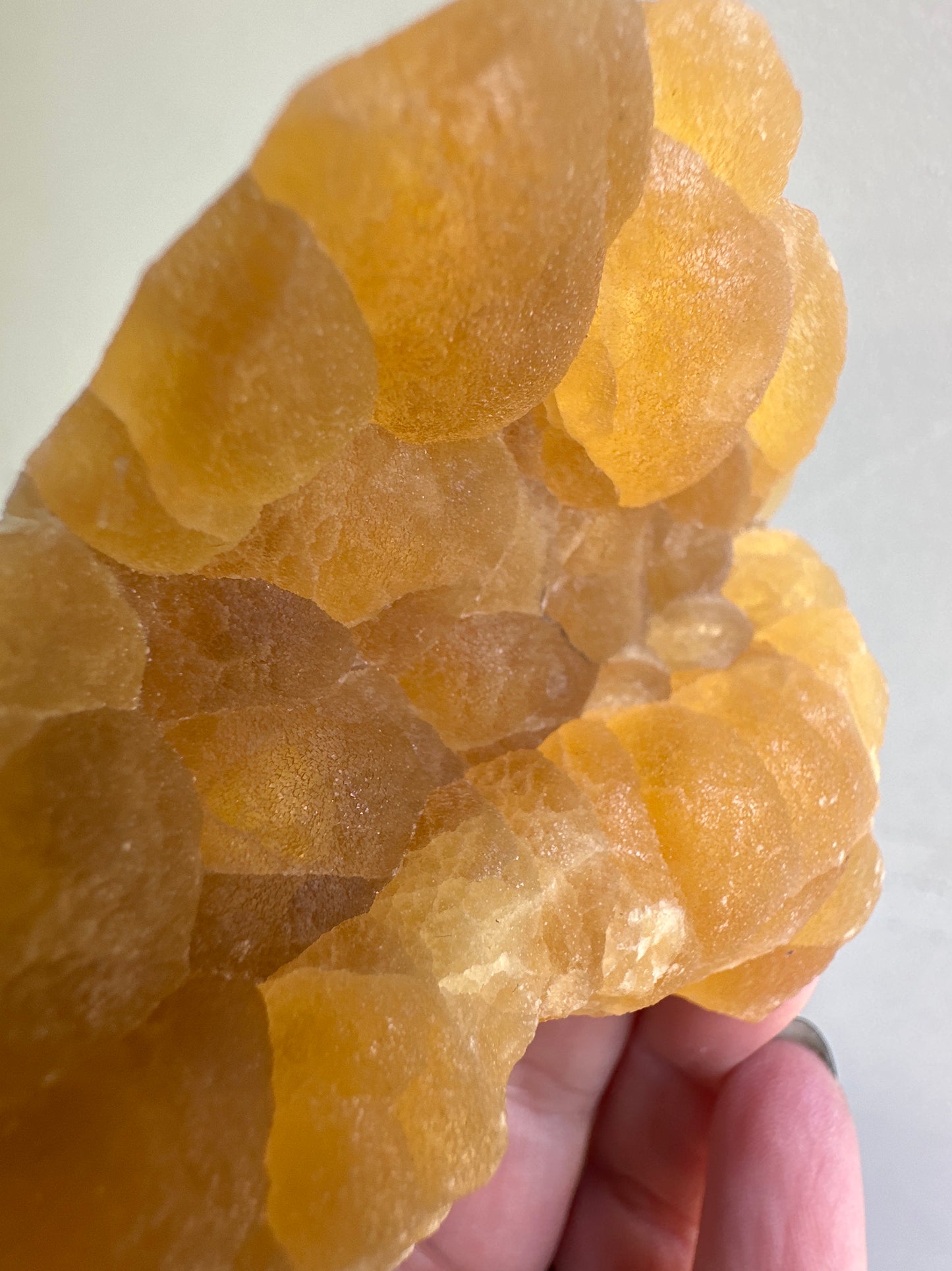 botryoidal yellow Fluorite, Henan, China
