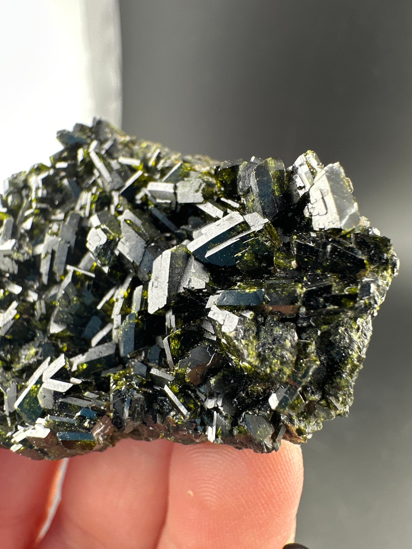 Epidote, Turkey: small cabinet