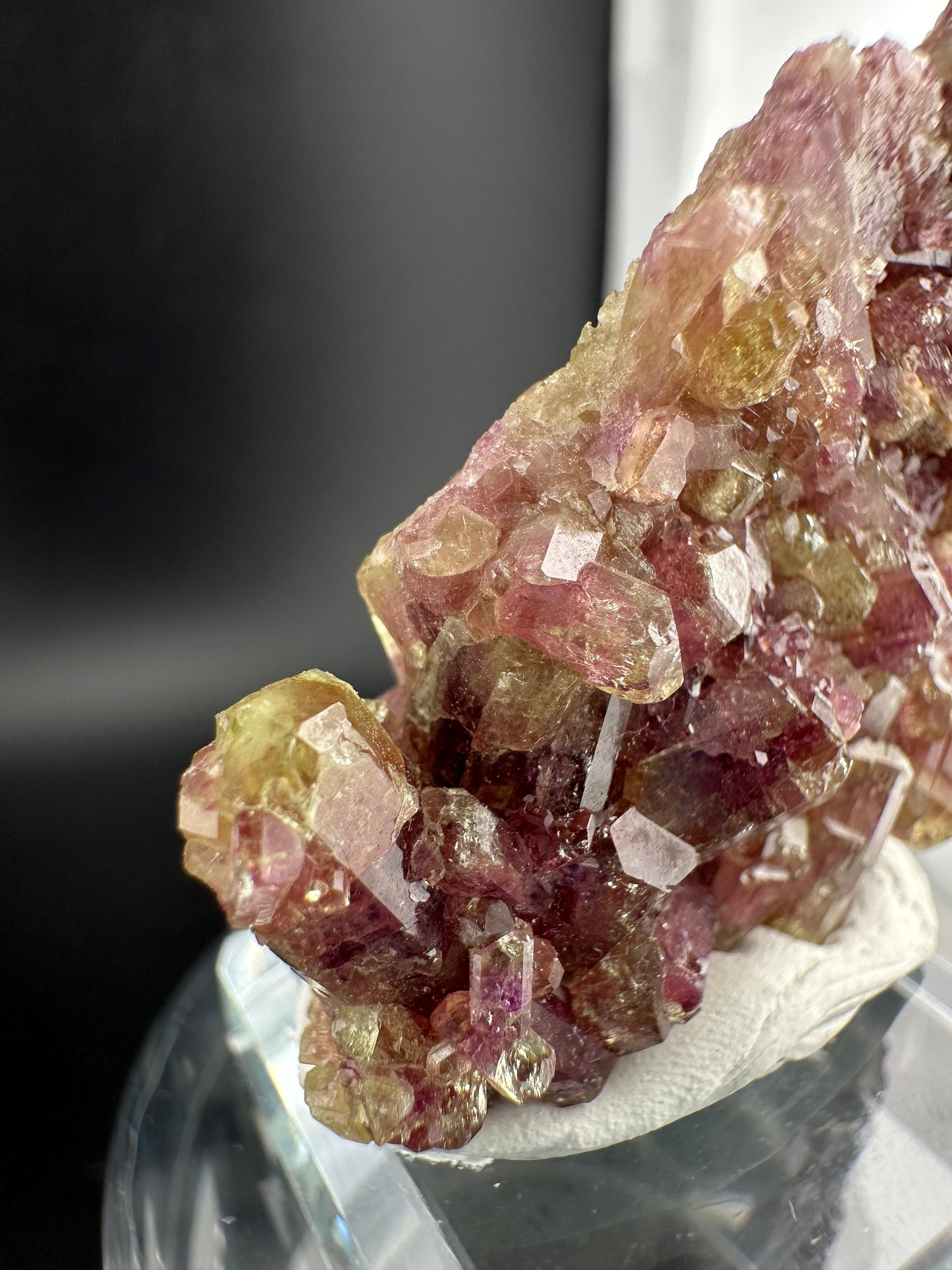 Manganese-rich Vesuvianite (bi-colour), Jeffrey Mine, Canada