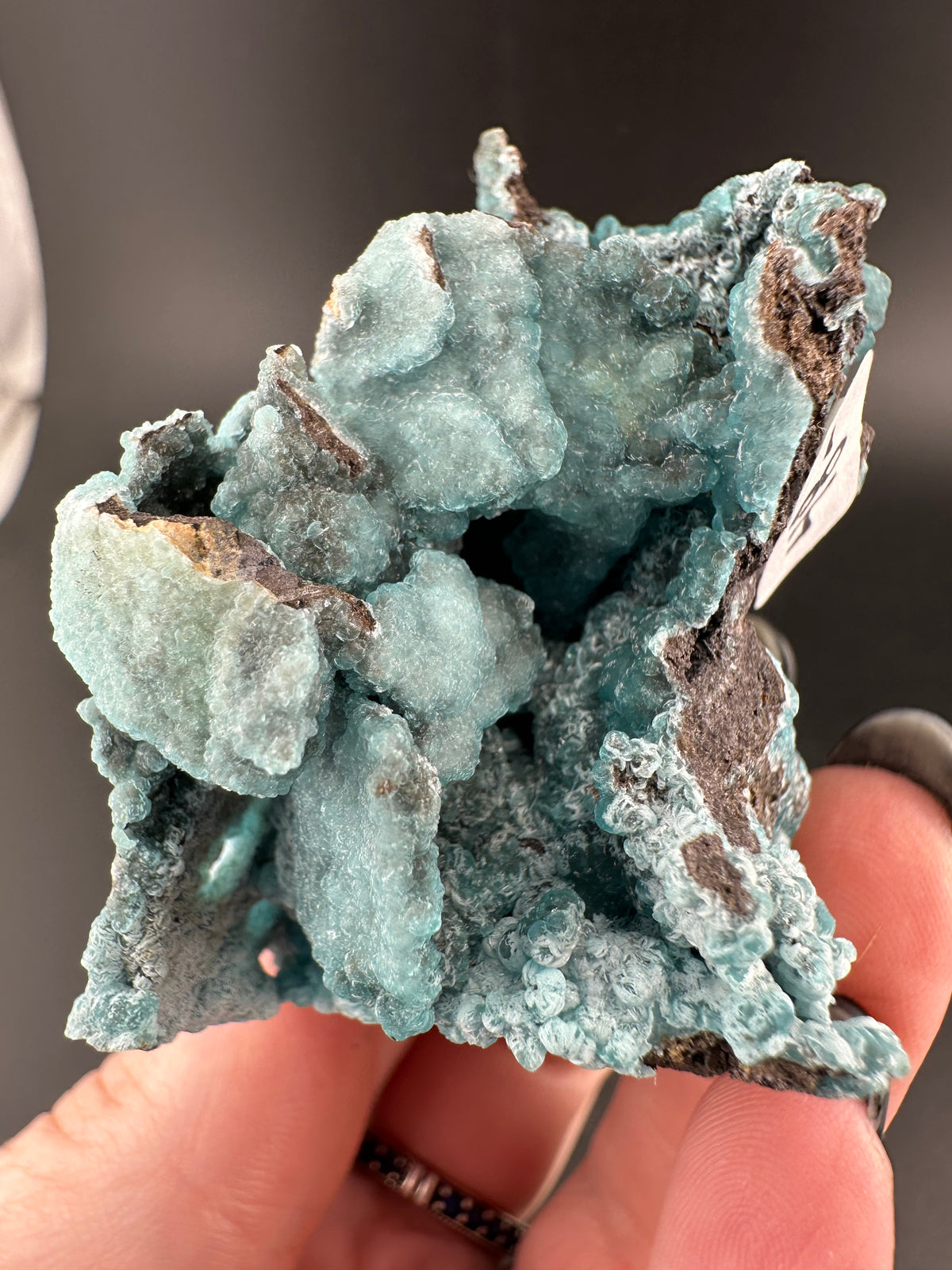 Blue Hemimorphite: Wenshan, Yunnan, China
