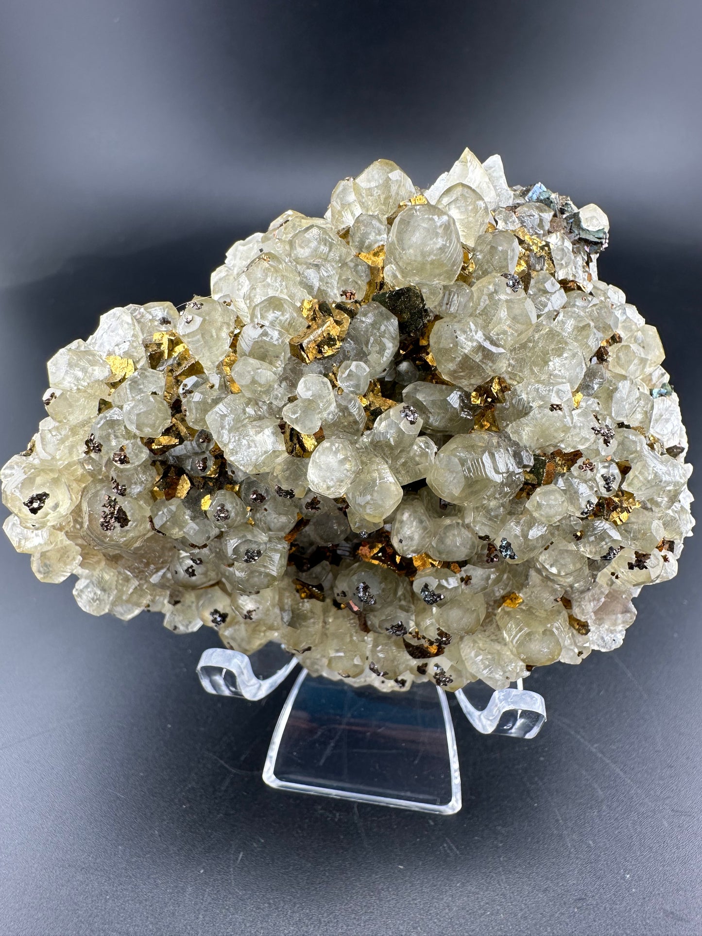 Calcite w/Chalcopyrite, Hubei