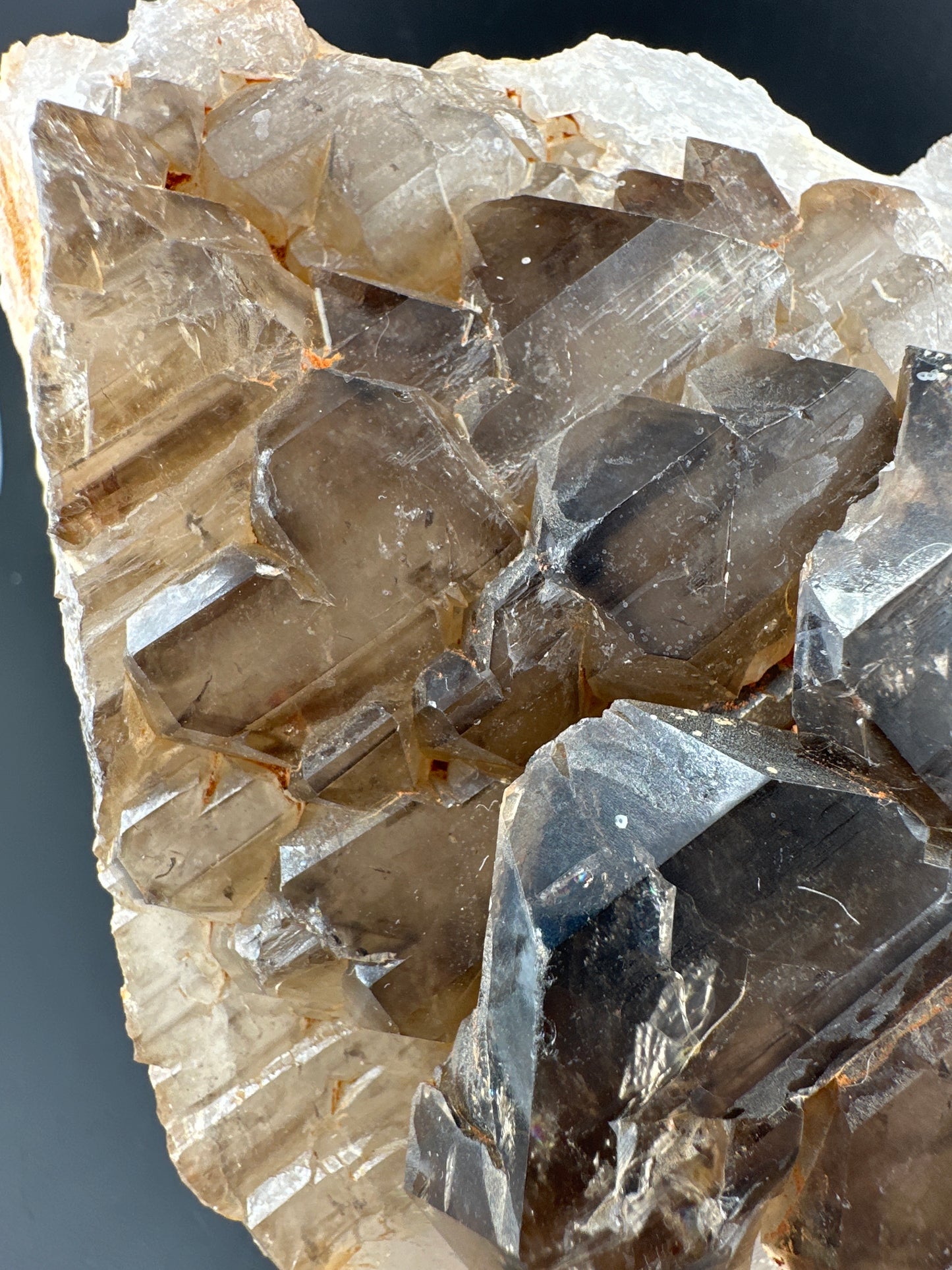 Smoky Quartz Elestial, Brazil